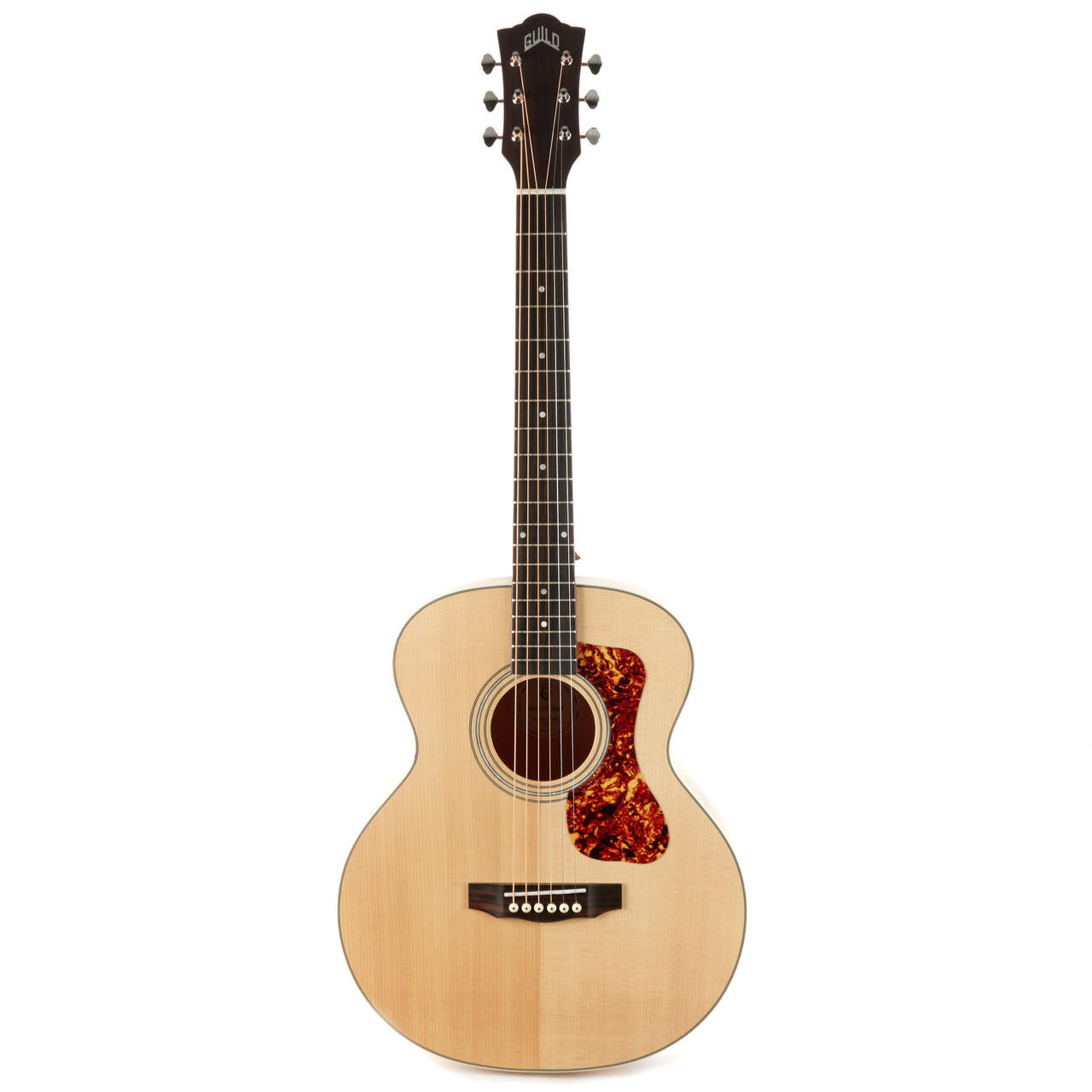 Guild Jumbo Junior Flame Maple Acoustic - Antique Blonde Satin