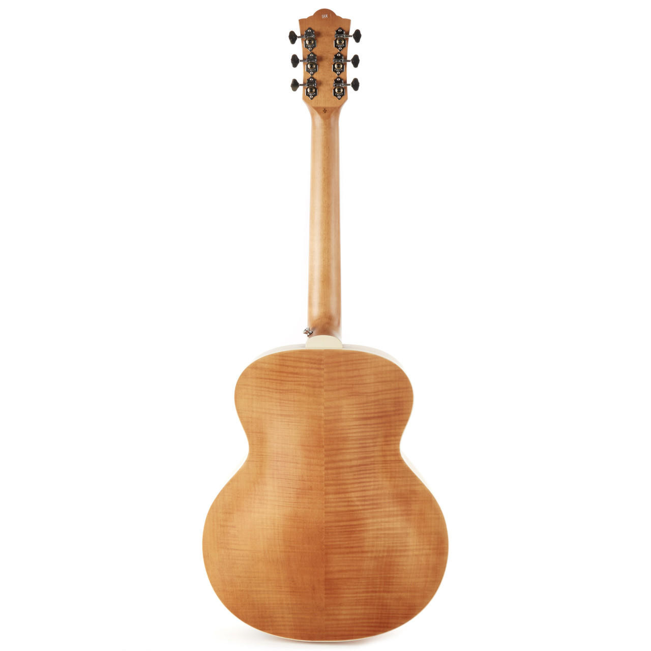 Guild Jumbo Junior Flame Maple Acoustic - Antique Blonde Satin