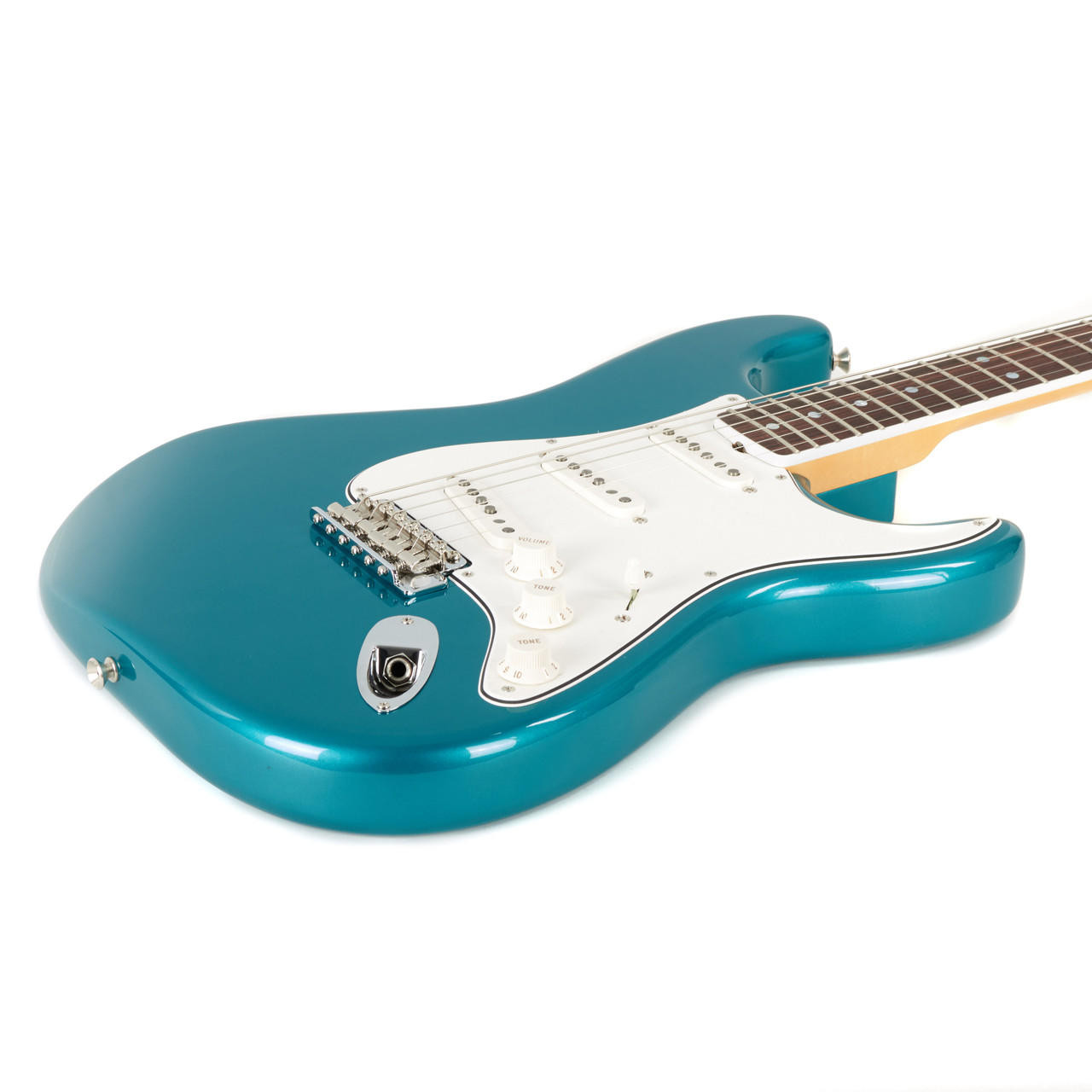 Fender Eric Johnson Stratocaster Rosewood Lucerne Aqua Firemist Cream City Music