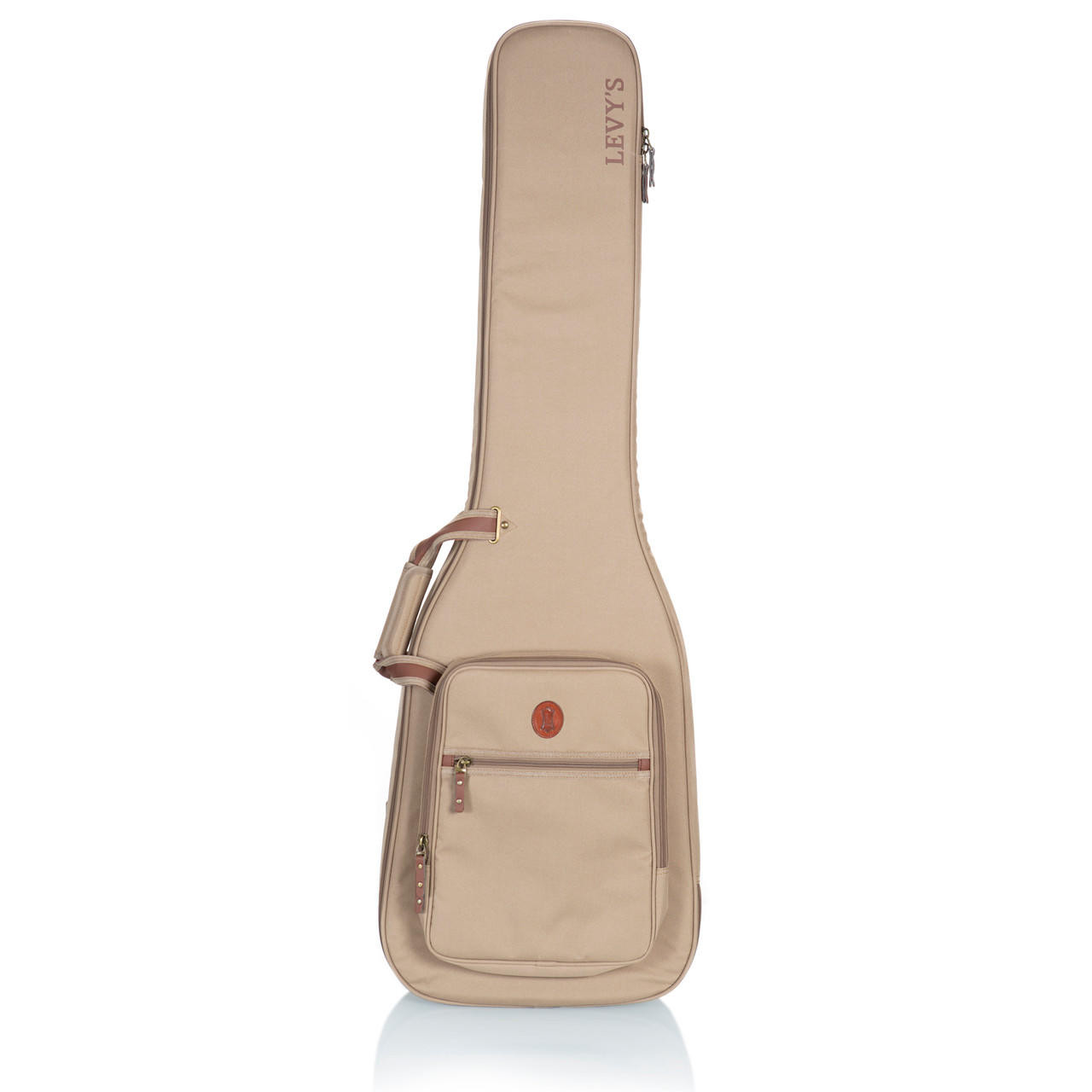 Levy's Deluxe Gig Bag for Bass Guitars - Tan | Cream City Music