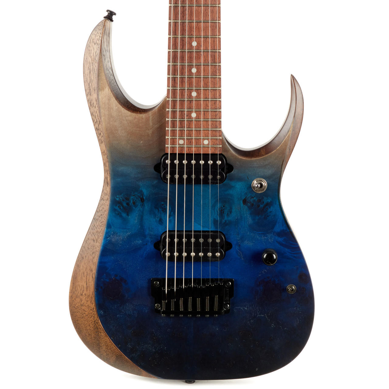 Ibanez RGD7521PB Standard 7 String - Deep Seafloor Fade Flat