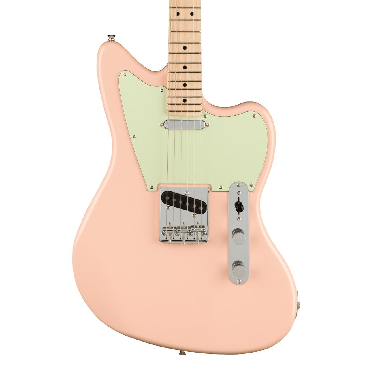 美品 グレードアップ Squier Paranomal Offset TL Squier Paranormal Offset Telecaster Maple - Shell Pink | Cream