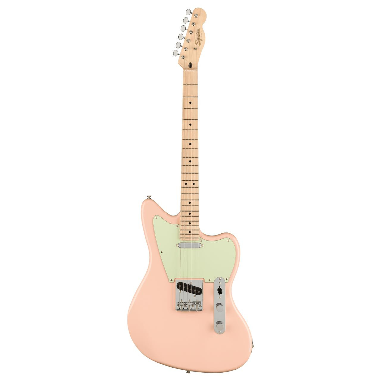 Squier Paranormal Offset Telecaster Maple - Shell Pink | Cream