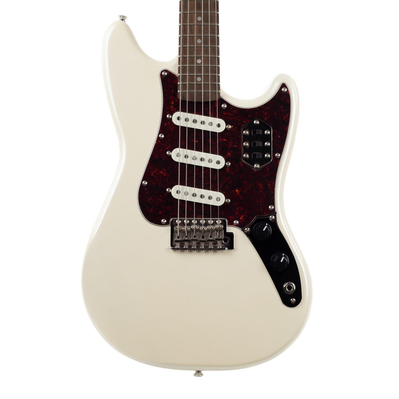 Squier Paranormal Cyclone Laurel - Pearl White | Cream City Music