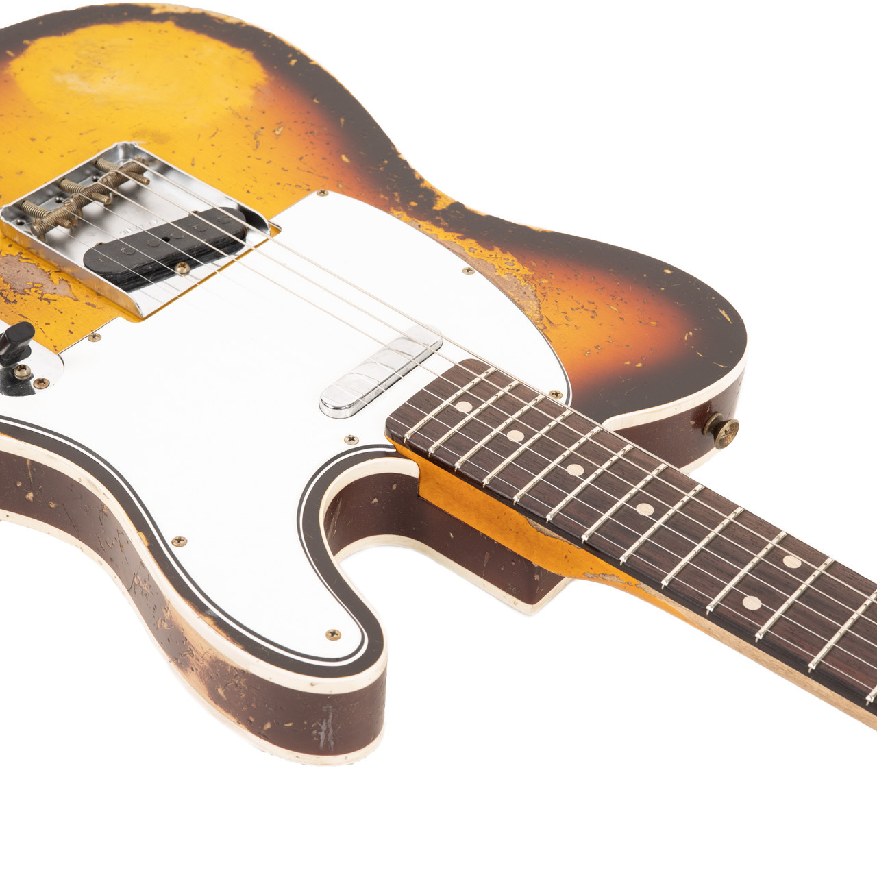 Fender Custom Shop 1959 Telecaster Custom Super Heavy Relic - Faded Aged  Chocolate 3 Color Sunburst | Cream City Music