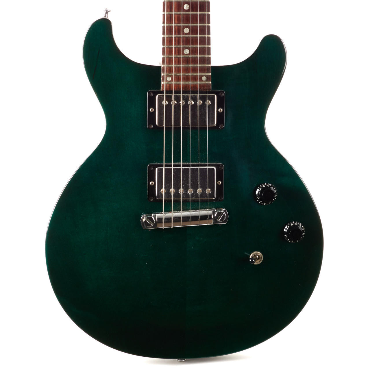 Used Gibson Les Paul Studio Double Cutaway Emerald Green 1998