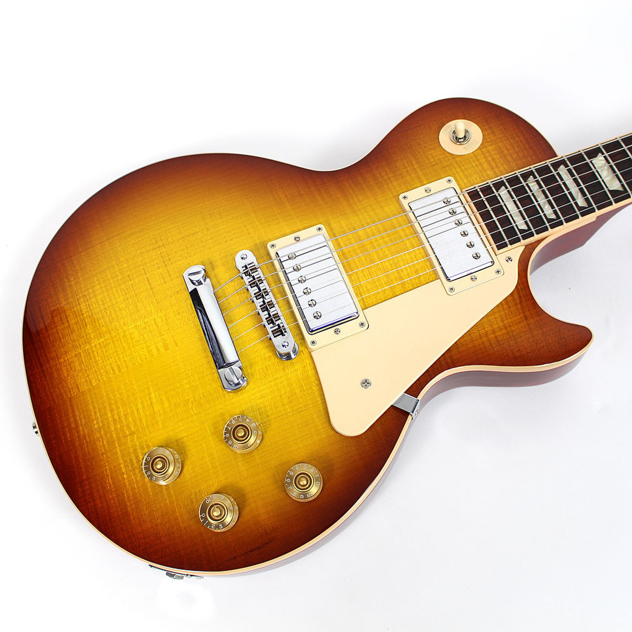 2012 Gibson Les Paul Traditional Ice Tea Burst Finish