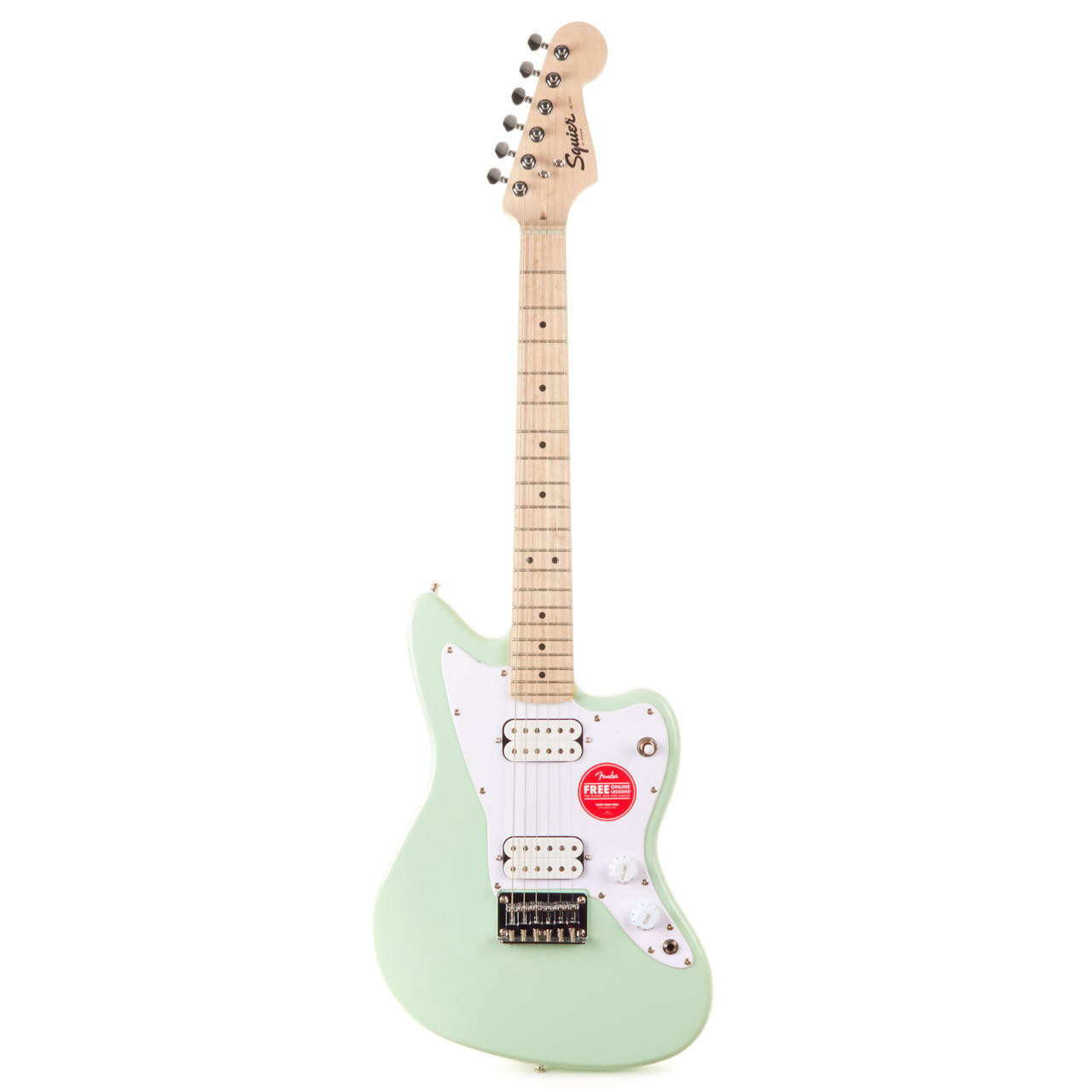 Squier Mini Jazzmaster HH Maple - Surf Green | Cream City Music