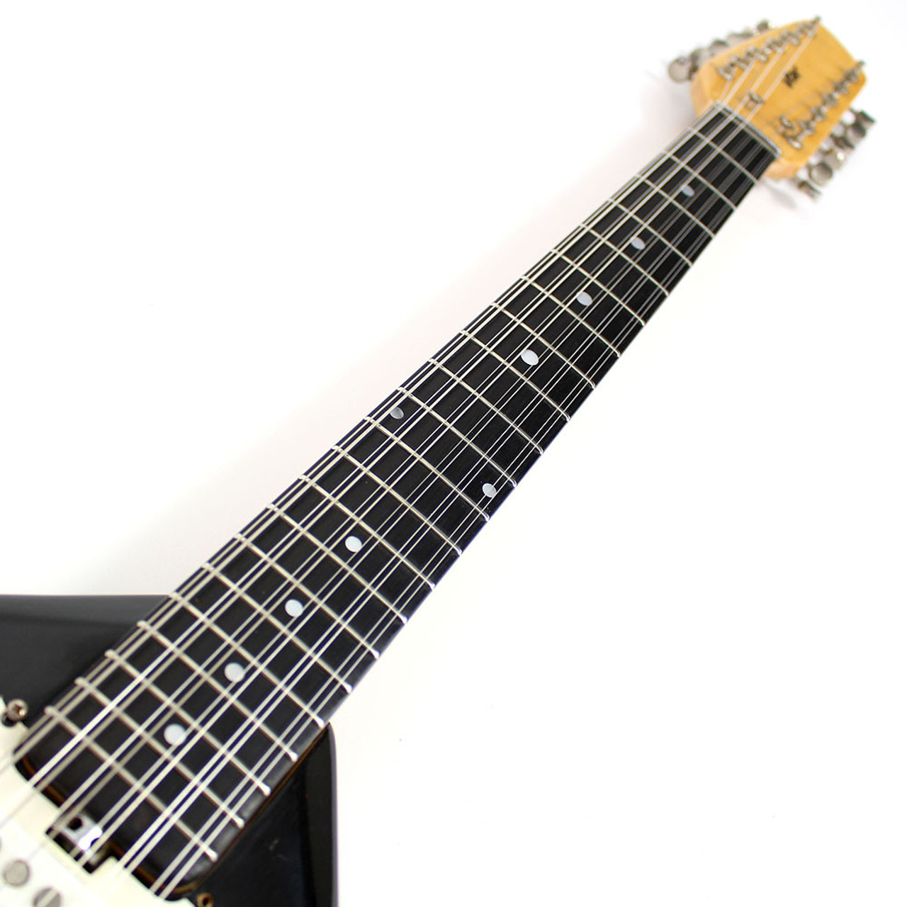 Vintage 1960's Vox Phantom XII Electric Guitar Black Finish