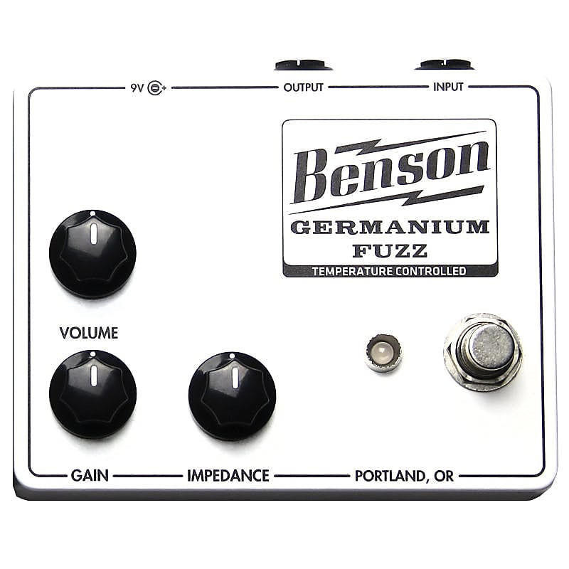 Benson Amps Germanium Fuzz Pedal - White | Cream City Music 