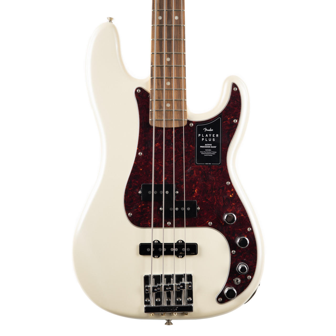 Fender Player Plus Precision Bass Pau Ferro - Olympic Pearl