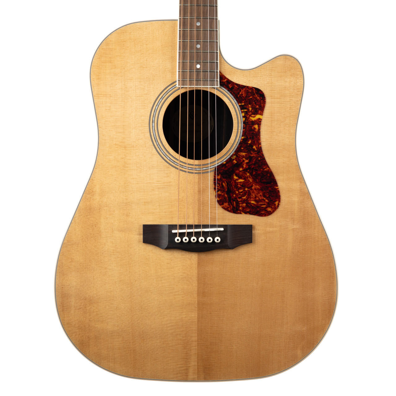 Guild D-260CE Deluxe Acoustic-Electric Guitar - Natural | Cream