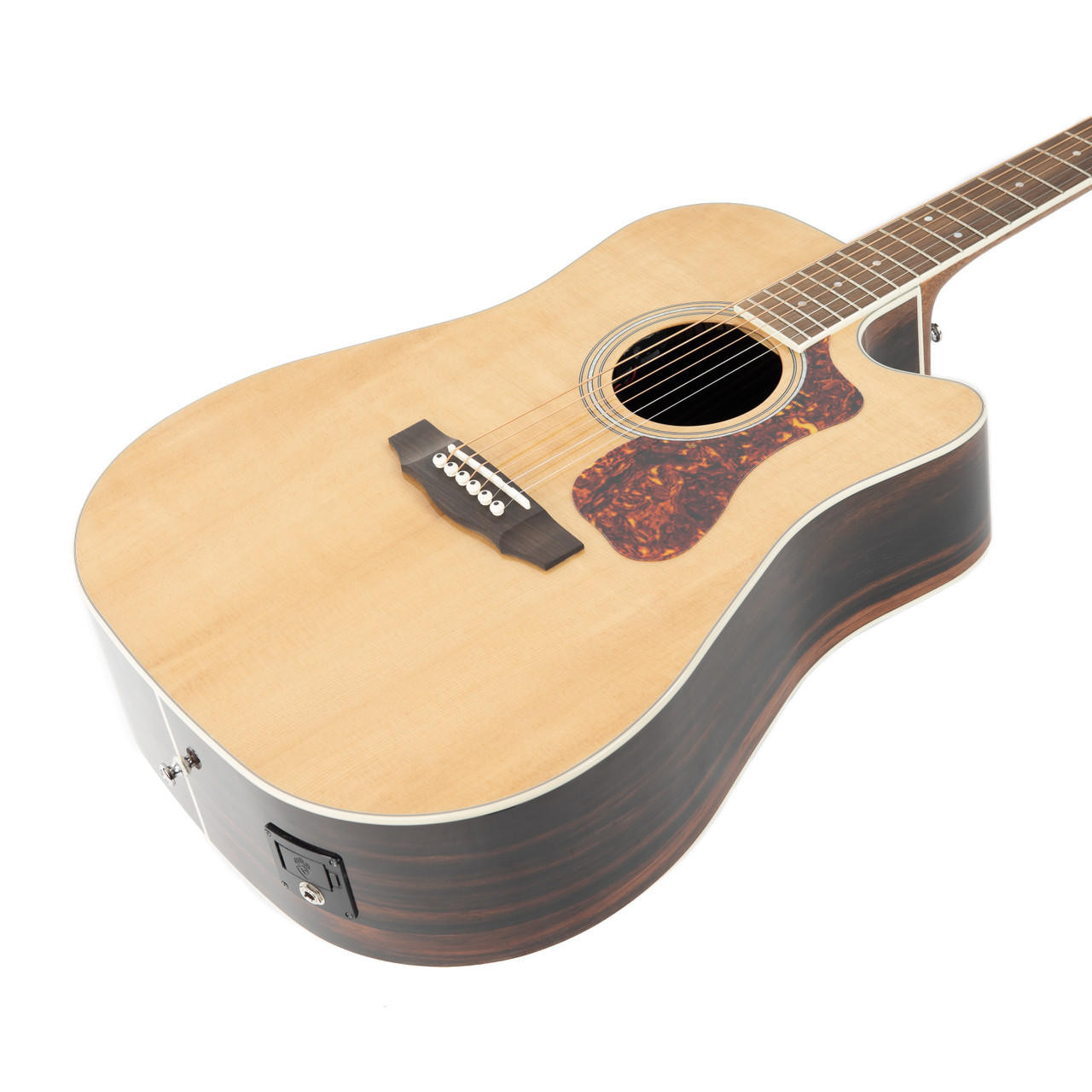 Guild D-260CE Deluxe Acoustic-Electric Guitar - Natural | Cream
