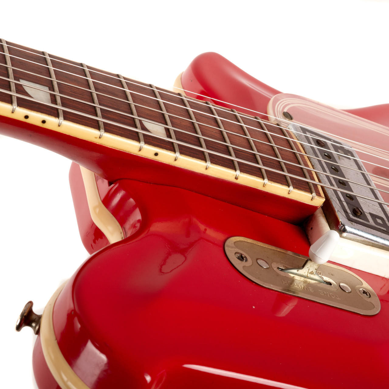 Vintage National Val-Pro Newport 82 Pepper Red 1964 | Cream City Music