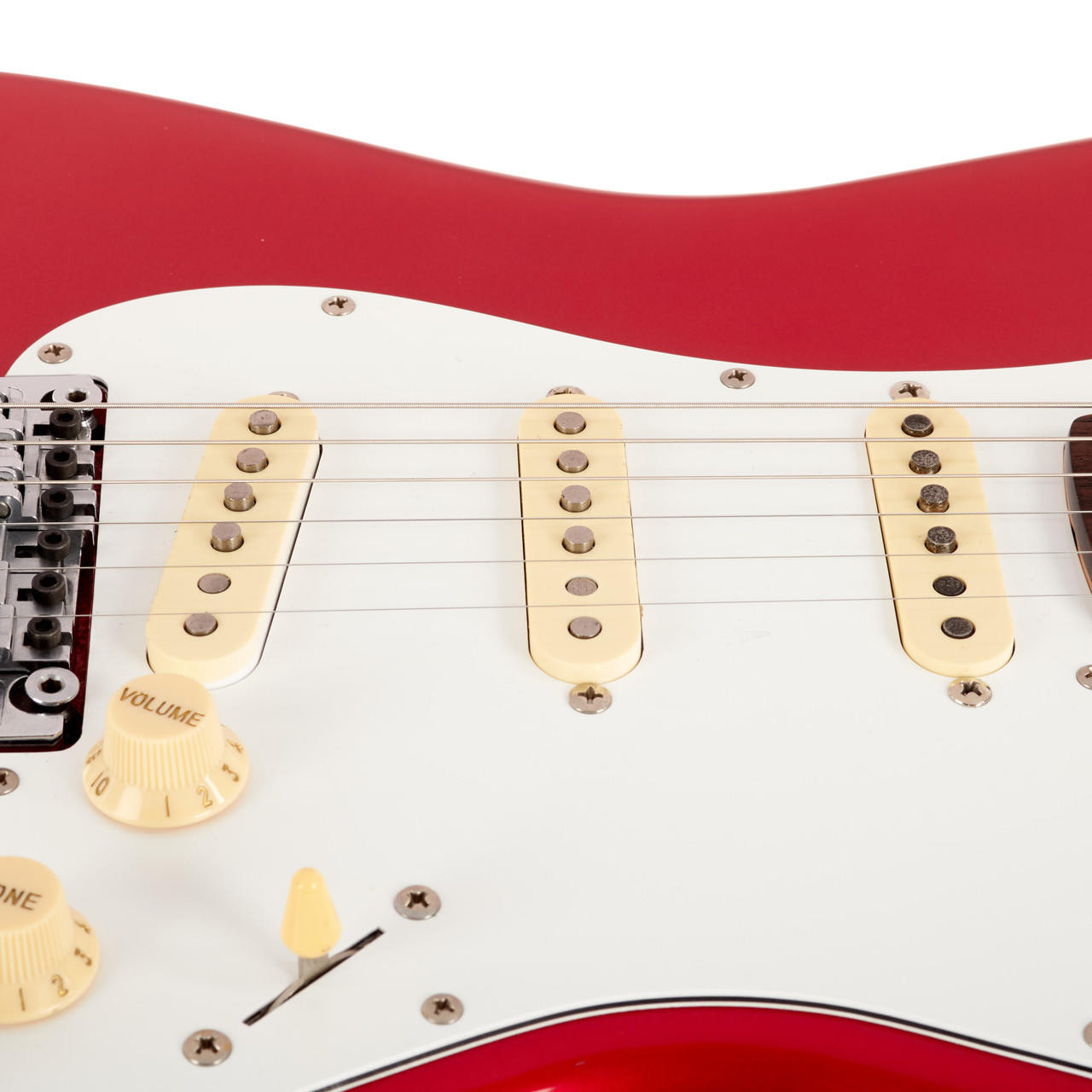 Used Fender Stratocaster Floyd Rose MIJ Metallic Red 1989