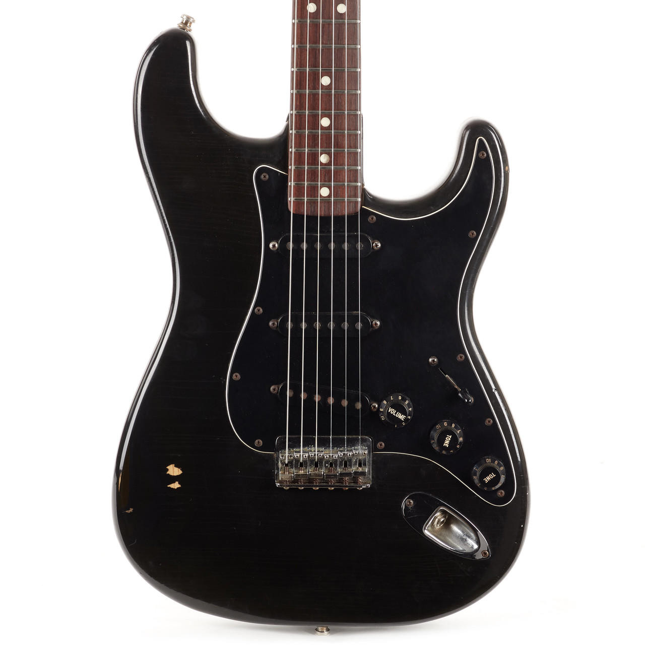 Vintage Fender Stratocaster Hardtail Black 1979 | Cream City Music