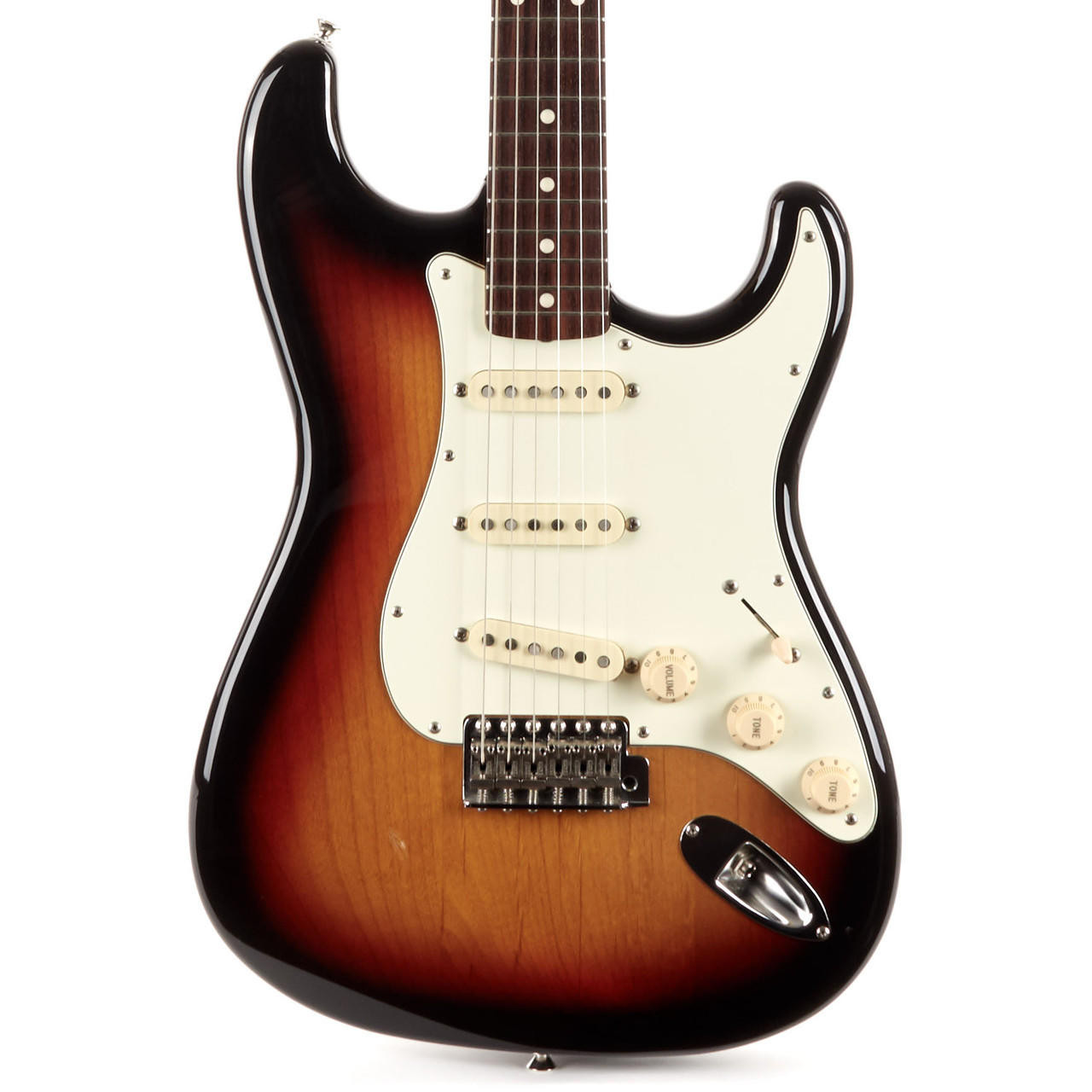 Used Fender '62 Reissue Stratocaster CIJ Sunburst 2008 | Cream