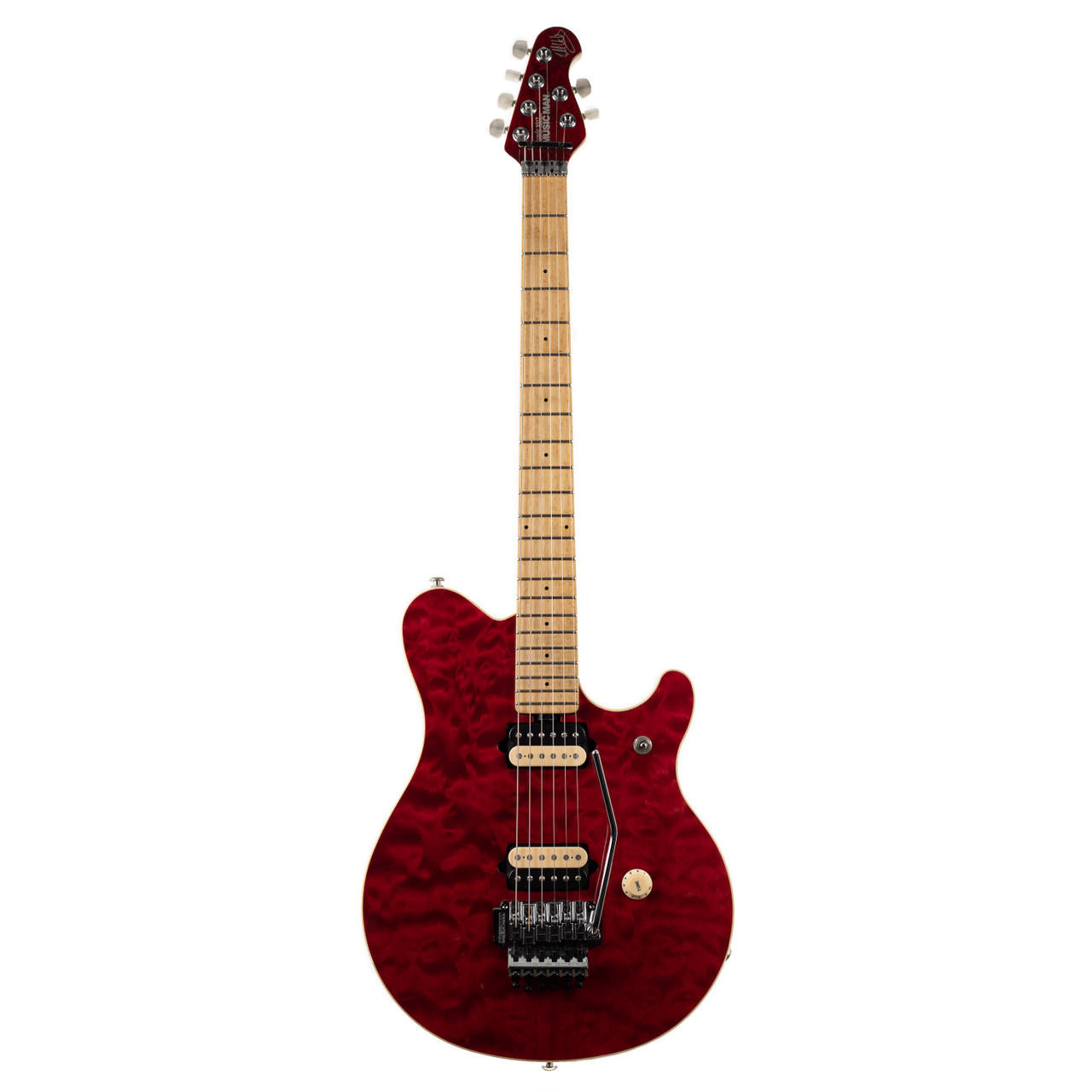Used Ernie Ball Music Man Eddie Van Halen Translucent Red