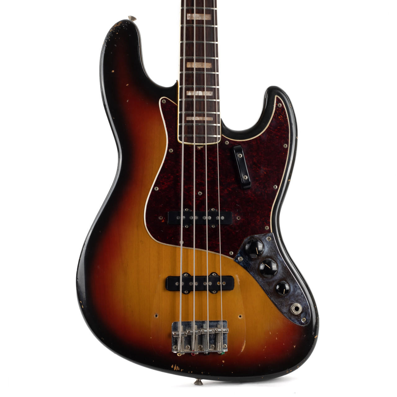 Vintage Fender Jazz Bass Sunburst 1969 | Cream City Music