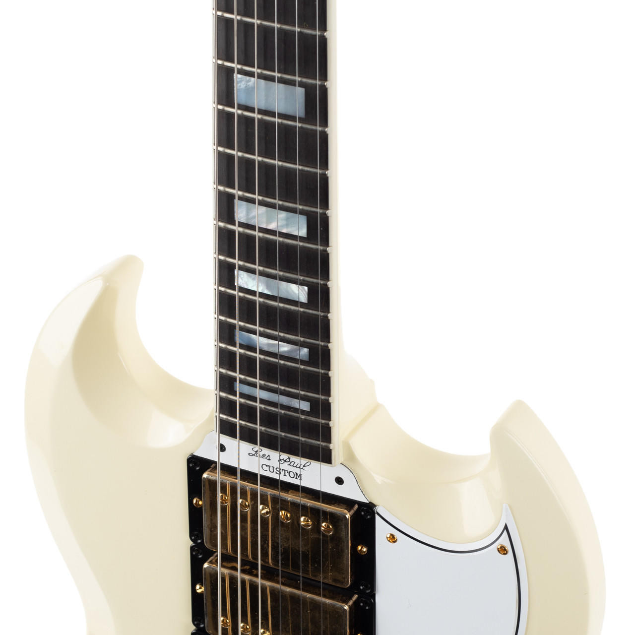 Gibson Custom Shop 1961 SG Custom Stop Bar VOS - Classic White