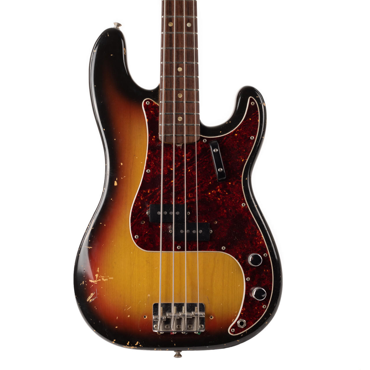 Vintage Fender Precision Bass Sunburst 1969 | Cream City Music