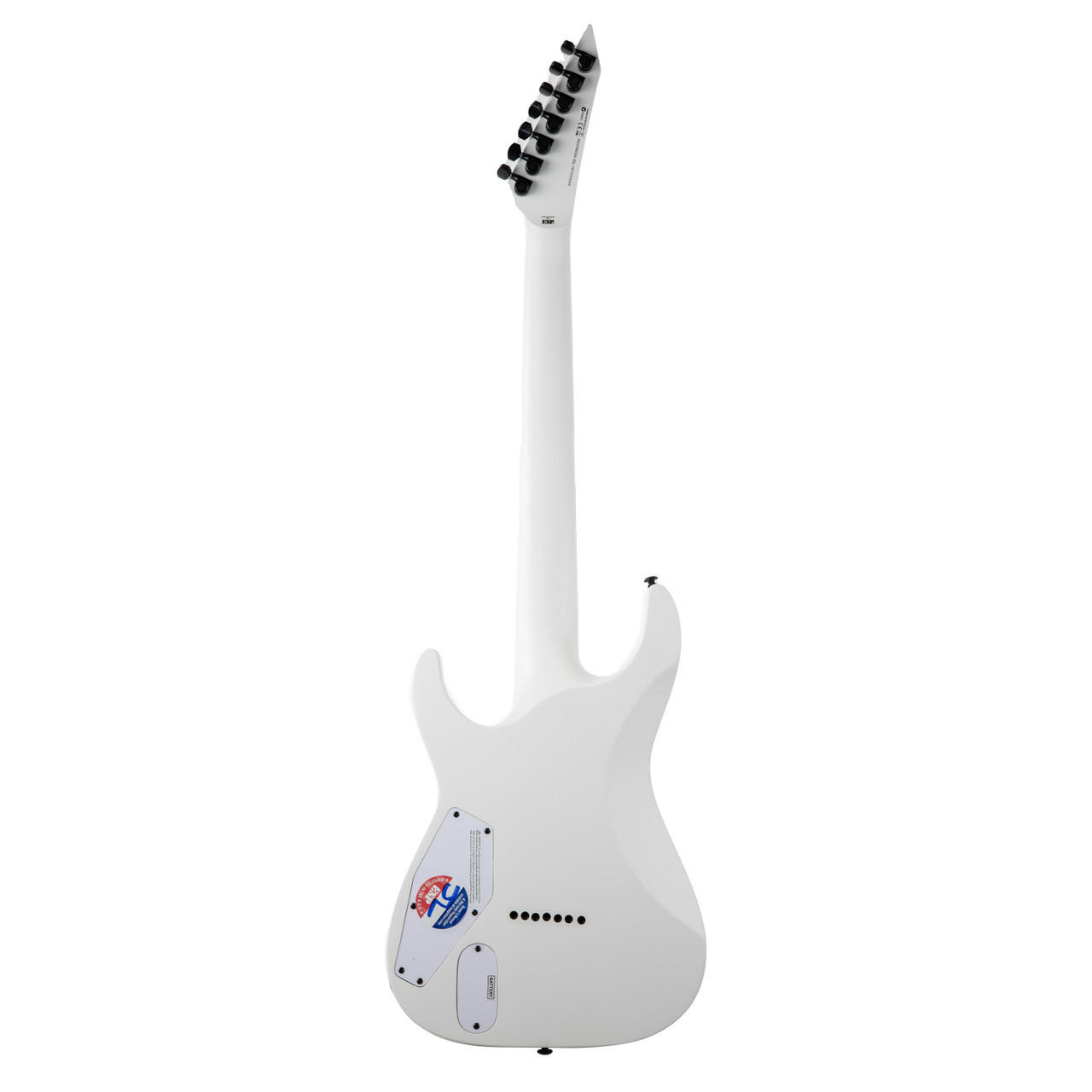 ESP LTD M-7BHT Arctic Metal Baritone 7 String - Snow White Satin