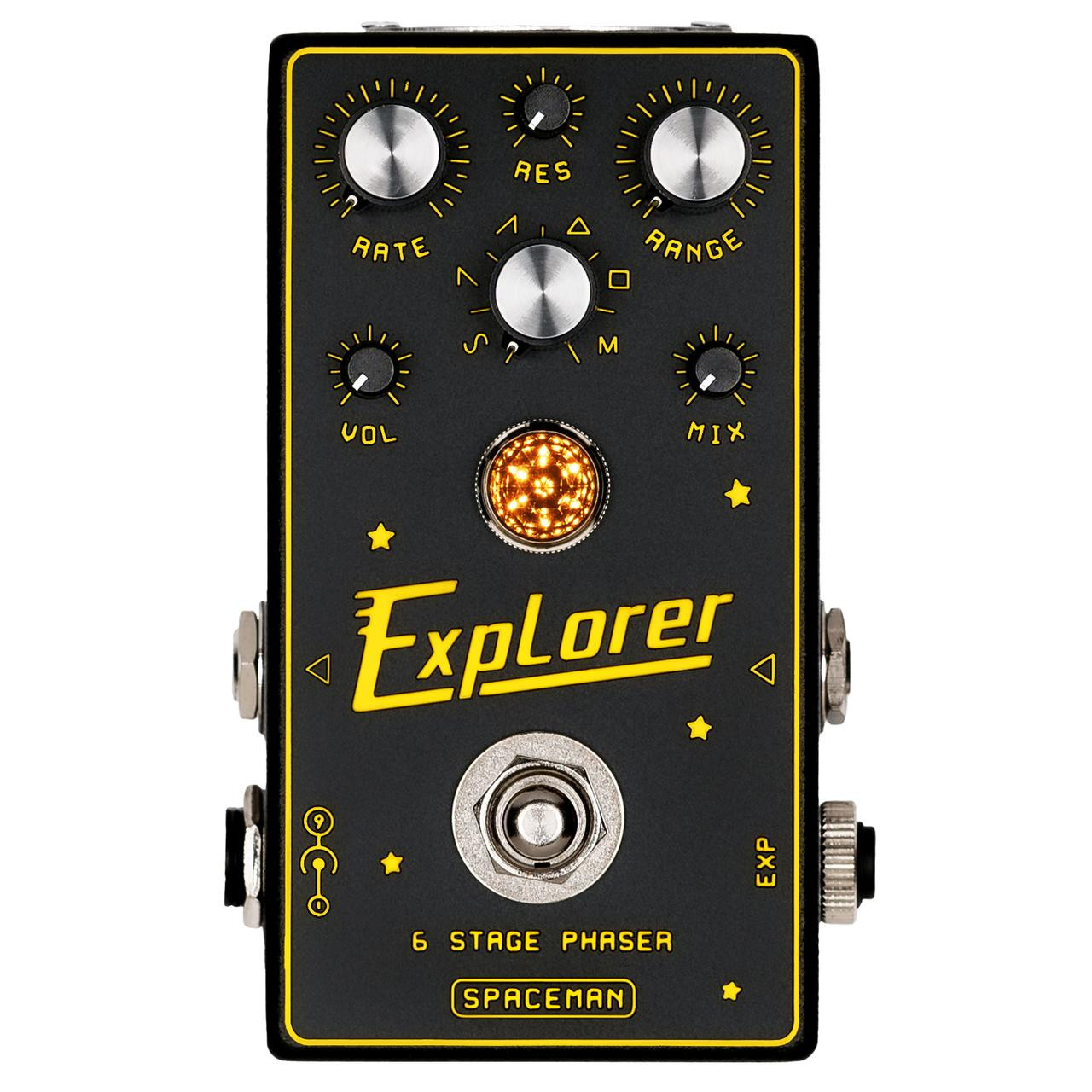 Spaceman Effects Explorer 6 Stage Phaser Pedal - Yellow | Cream