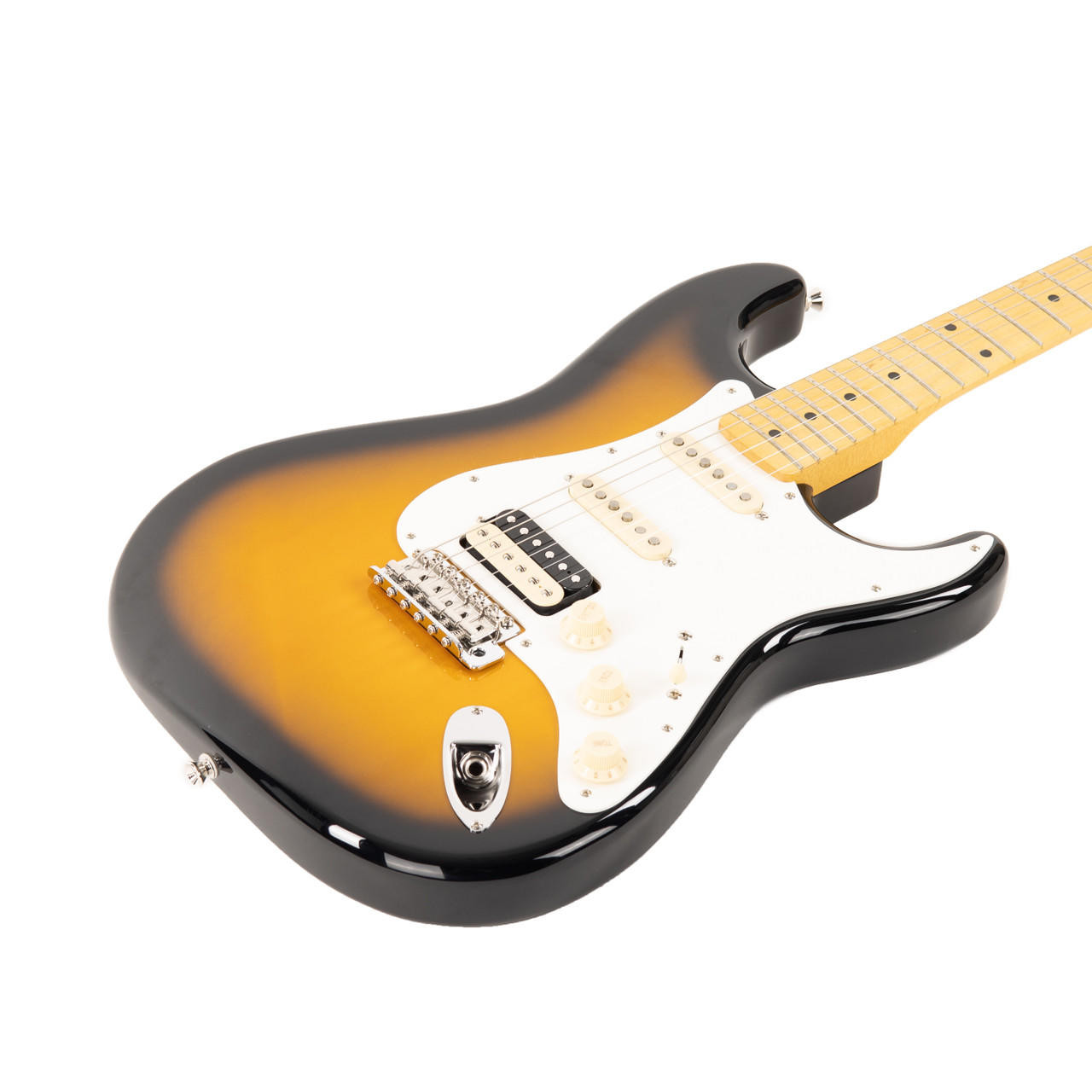 Fender JV Modified 50s Stratocaster HSS Maple - 2 Tone Sunburst