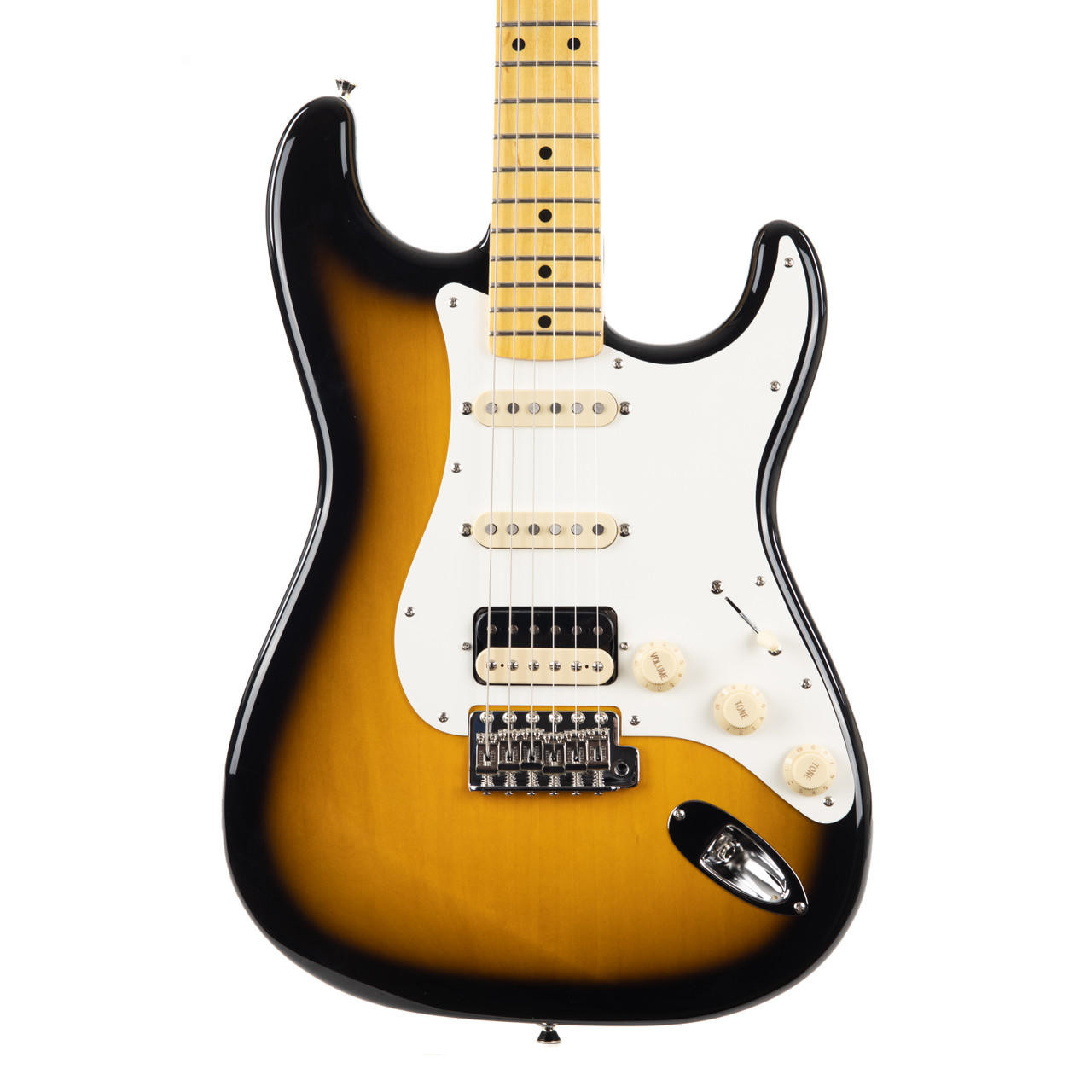 Fender JV Modified 50s HSS Maple - 2 Tone Sunburst | Cream City