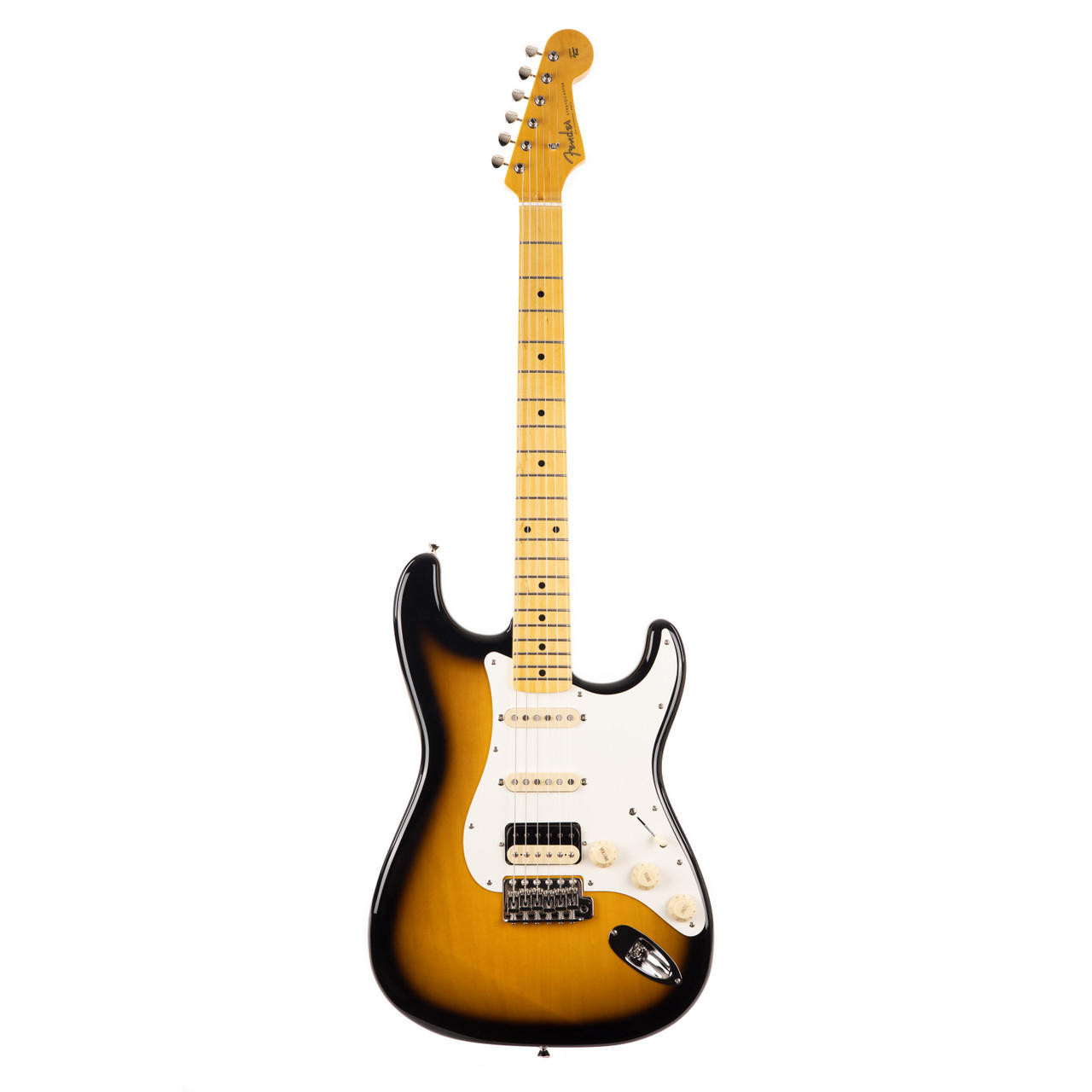 Fender JV Modified 50s Stratocaster HSS Maple - 2 Tone Sunburst