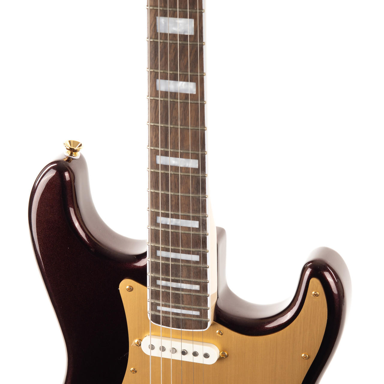 Squier 40th Anniversary Stratocaster Gold Edition Laurel - Ruby