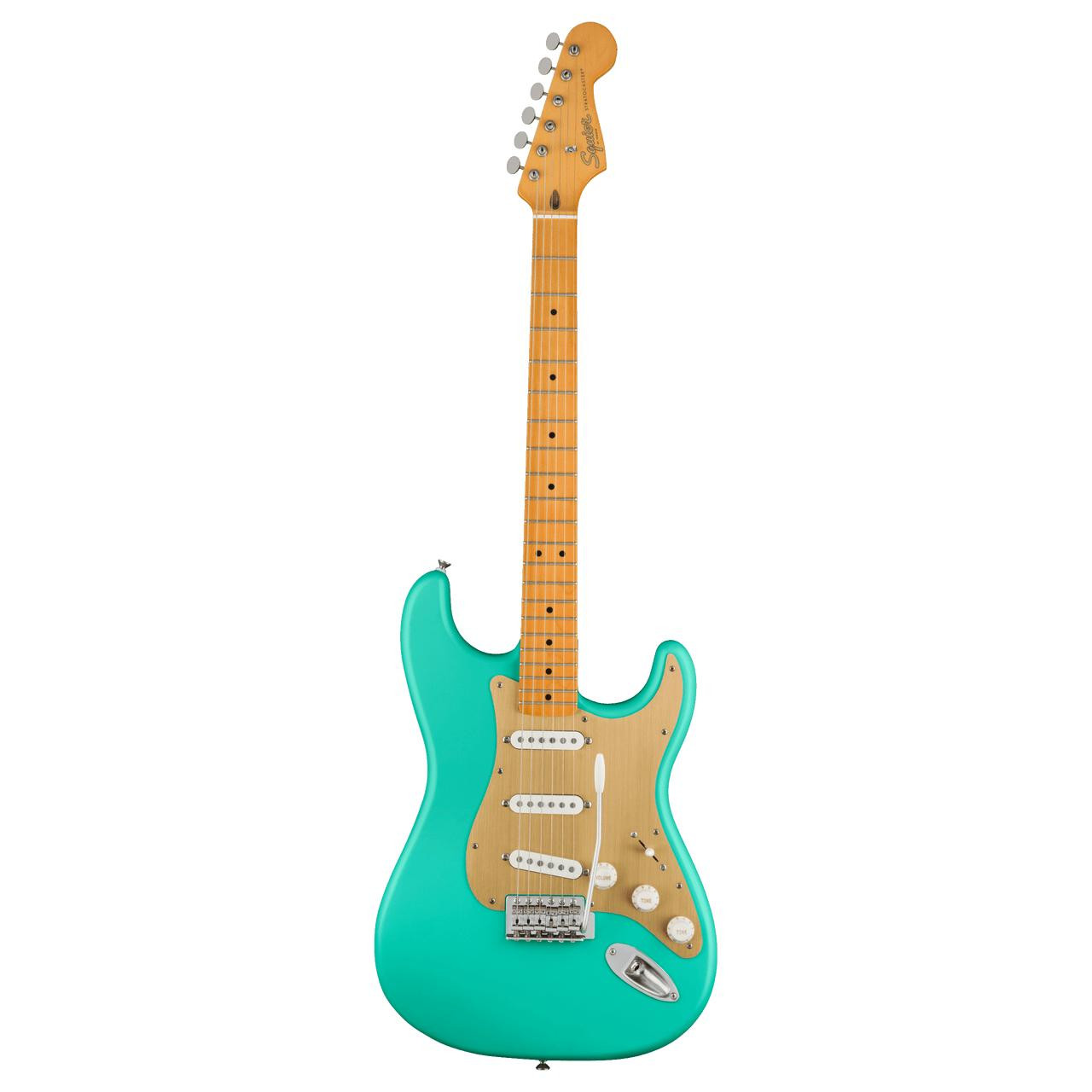 Squier 40th Anniversary Stratocaster Maple - Satin Seafoam Green