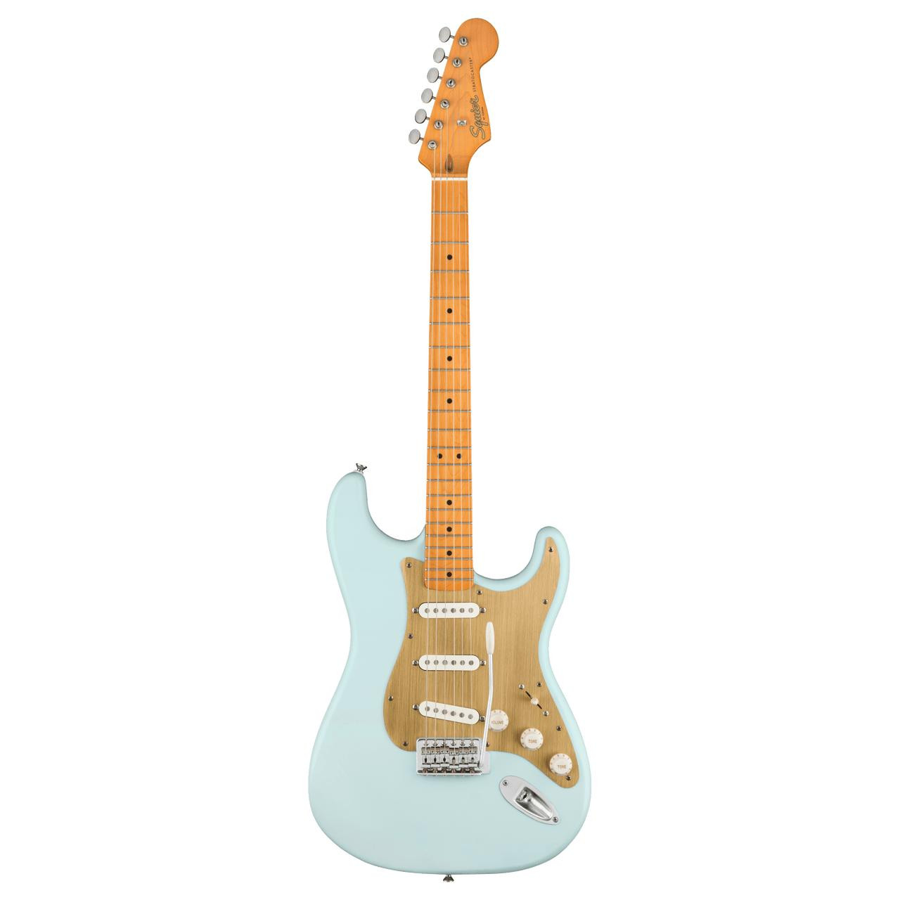 Squier 40th Anniversary Stratocaster Maple - Satin Sonic Blue
