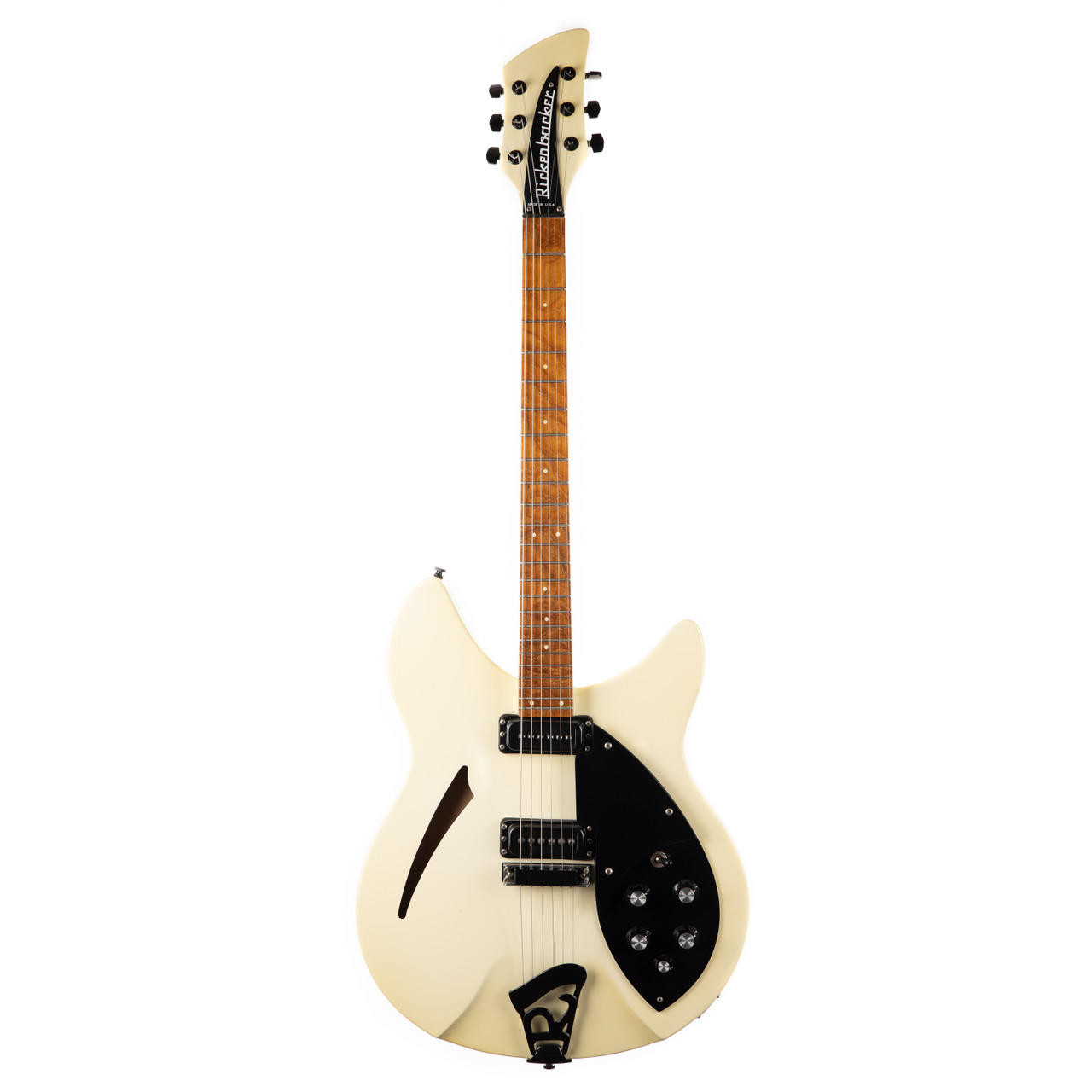 Vintage Rickenbacker 330 White Tuxedo 1990 | Cream City Music