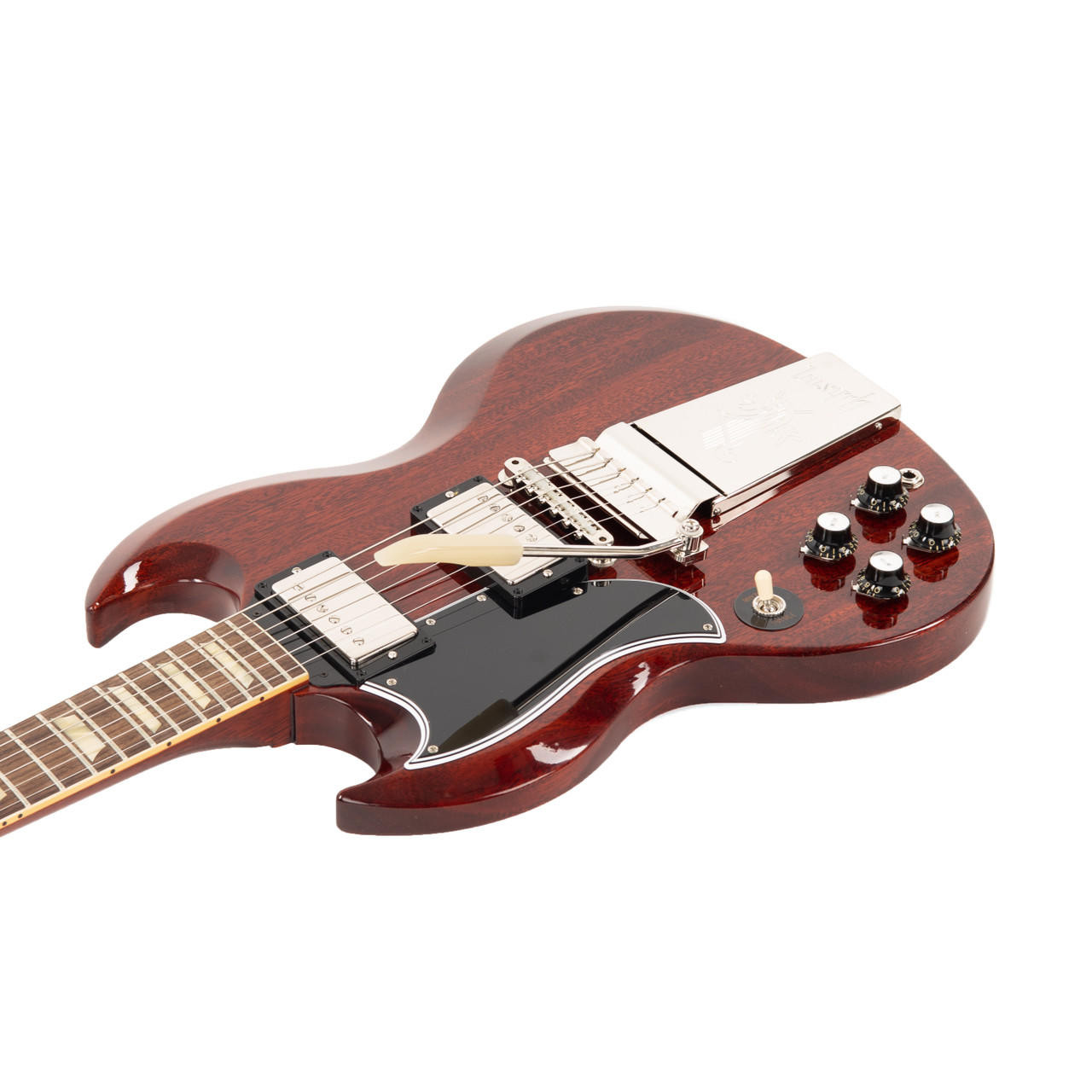 Maestro by Gibson SG レッド Gibson SG Standard '61 Maestro Vibrola Electric Guitar