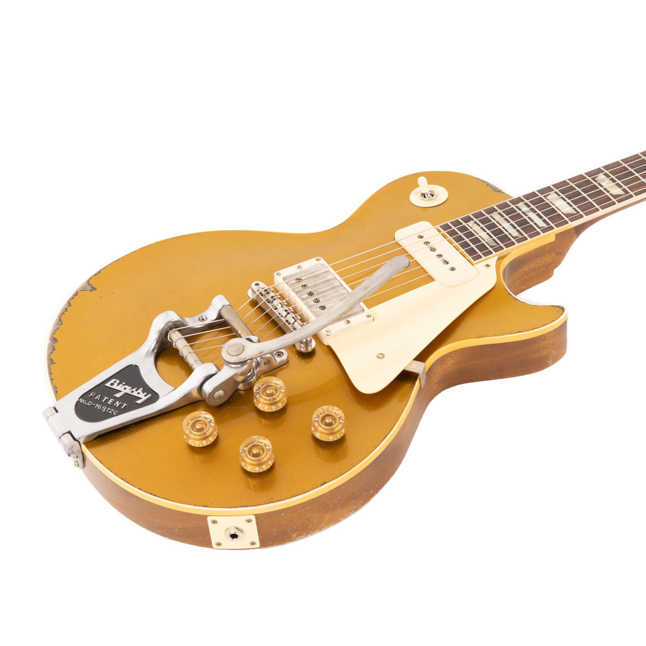 ギター Gibson Custom Shop Murphy Lab 1955 LP Platinum Gibson Custom Murphy Lab 1968 Les Paul Custom