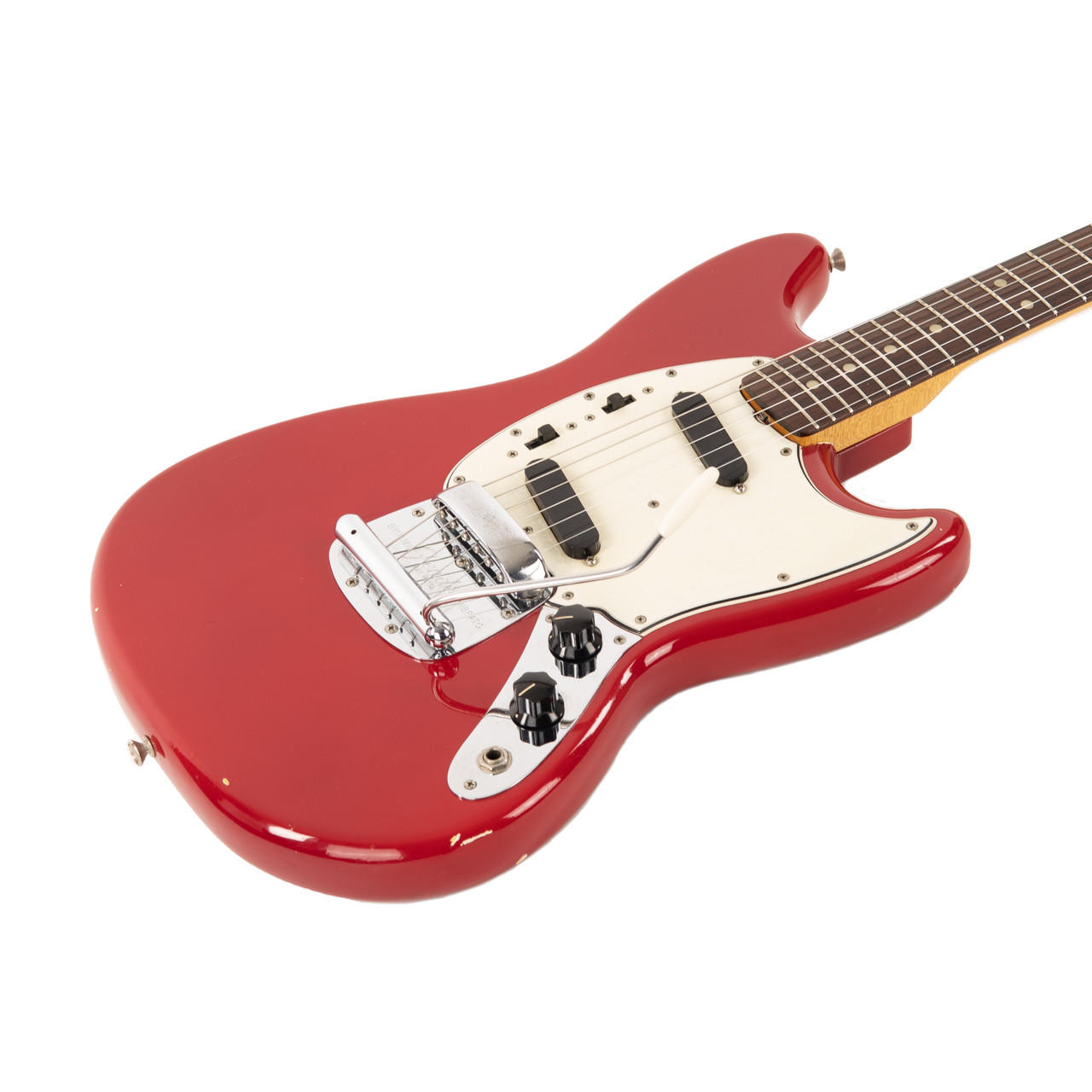 Vintage Fender Mustang Red 1965 (106088) | Cream City Music