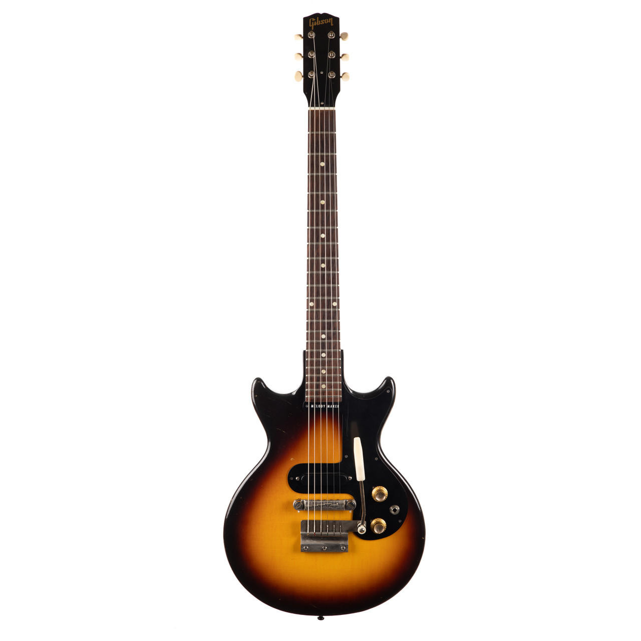 『うーこ』Gibson USA  melody maker Vintage Gibson Melody Maker Sunburst 1962 | Cream City Music