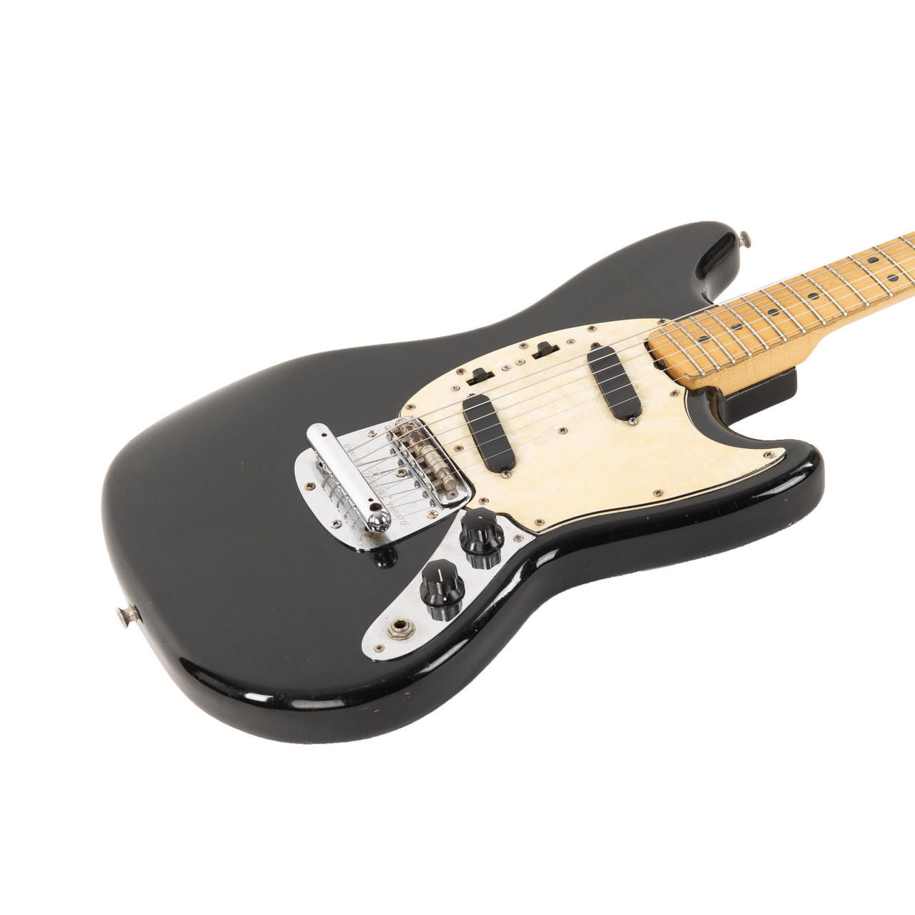 Vintage Fender Mustang Black 1978 | Cream City Music