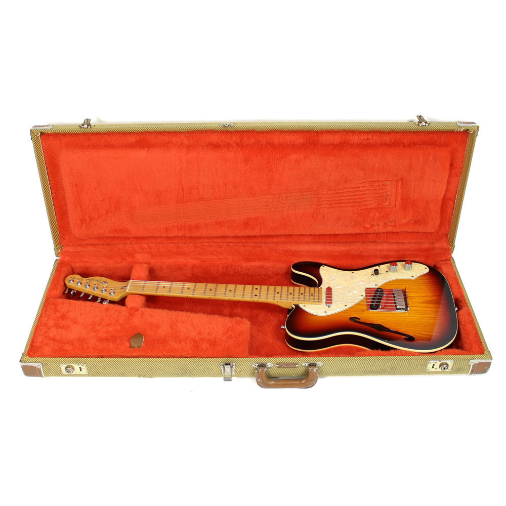1997 Fender Telecaster Thinline Custom Electric Guitar Sunburst