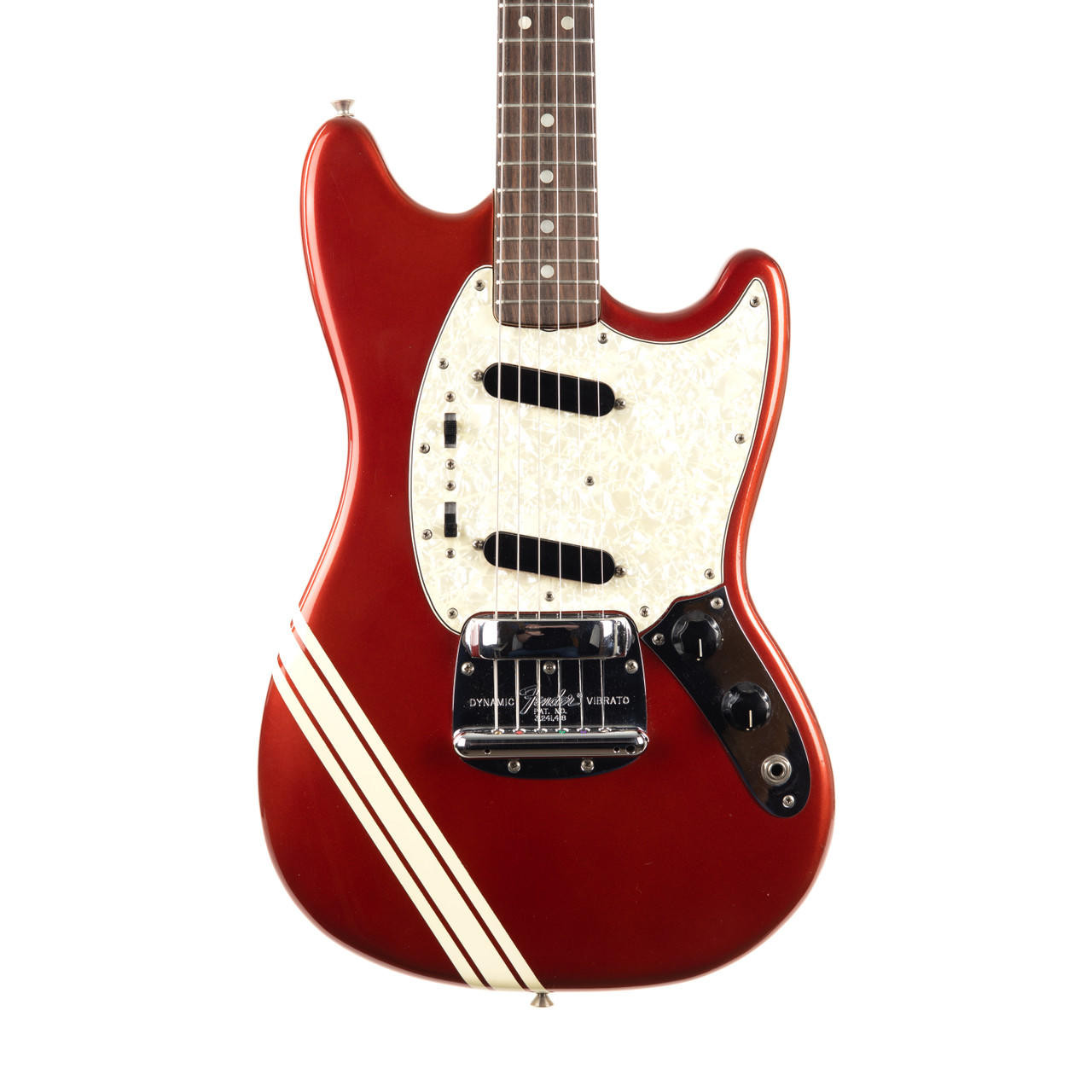 Vintage Fender Mustang Competition Candy Apple Red 1969 | Cream