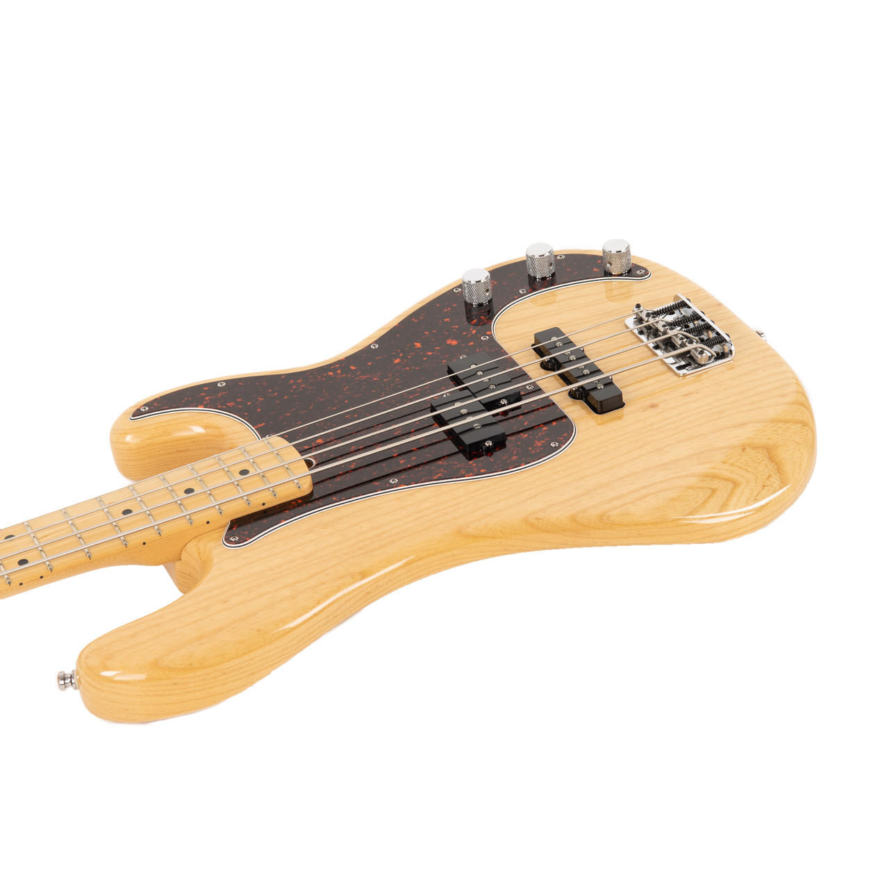 Used Fender American Hot Rod Precision Bass Natural Ash 1999