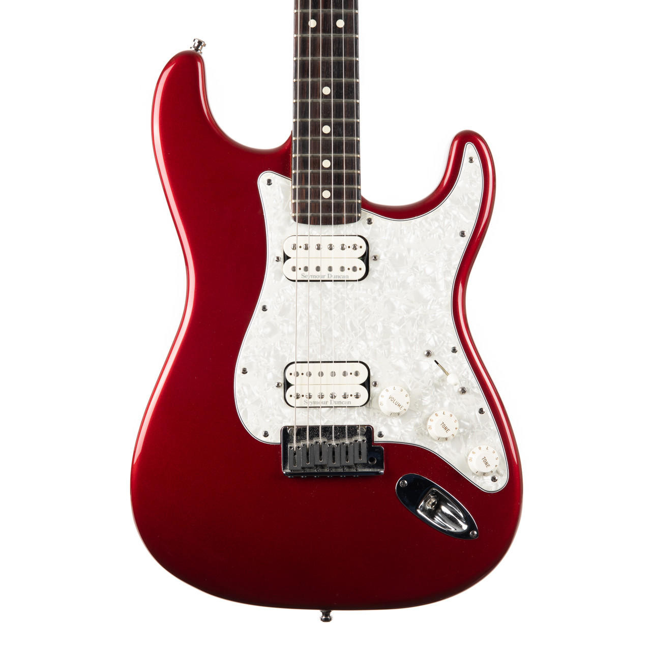 Used Fender Big Apple Stratocaster Candy Apple Red 2000 | Cream