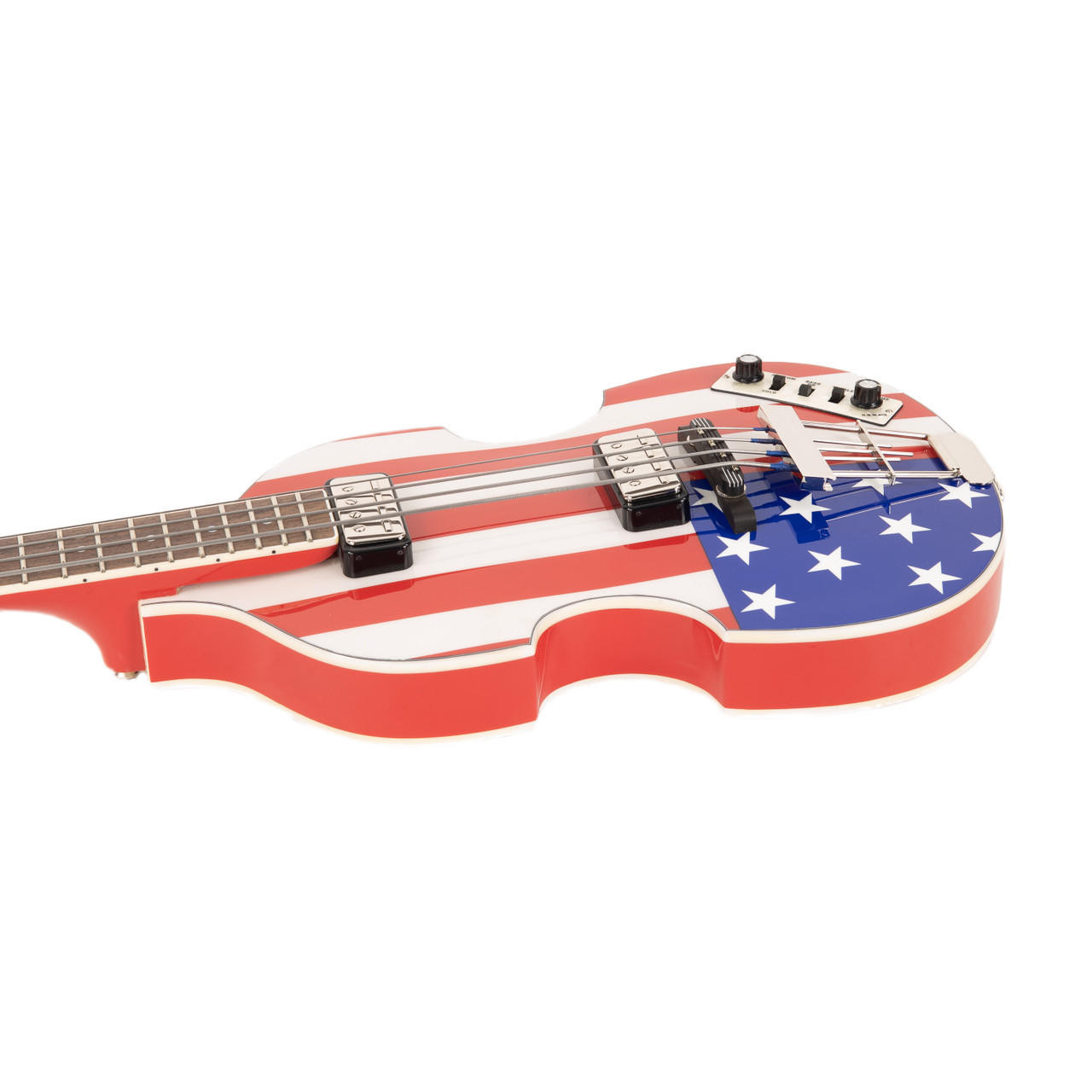 Used Hofner HCT-500/1 Contemporary American Flag Stars & Stripes