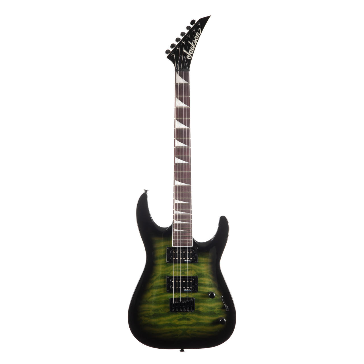 Jackson JS Series Dinky Arch Top JS32Q DKA HT - Transparent Green