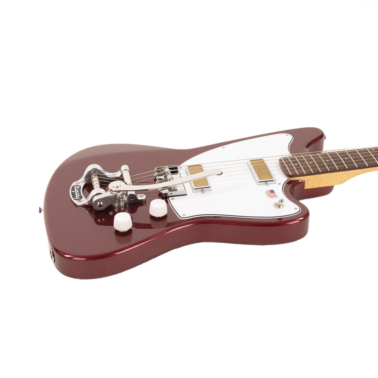 Used Harmony Silhouette with Bigsby - Burgundy | Cream City Music