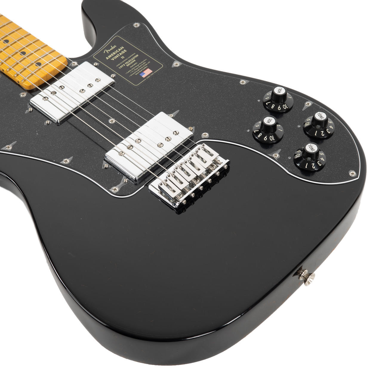 Fender American Vintage II 1975 Telecaster Maple - Black | Cream