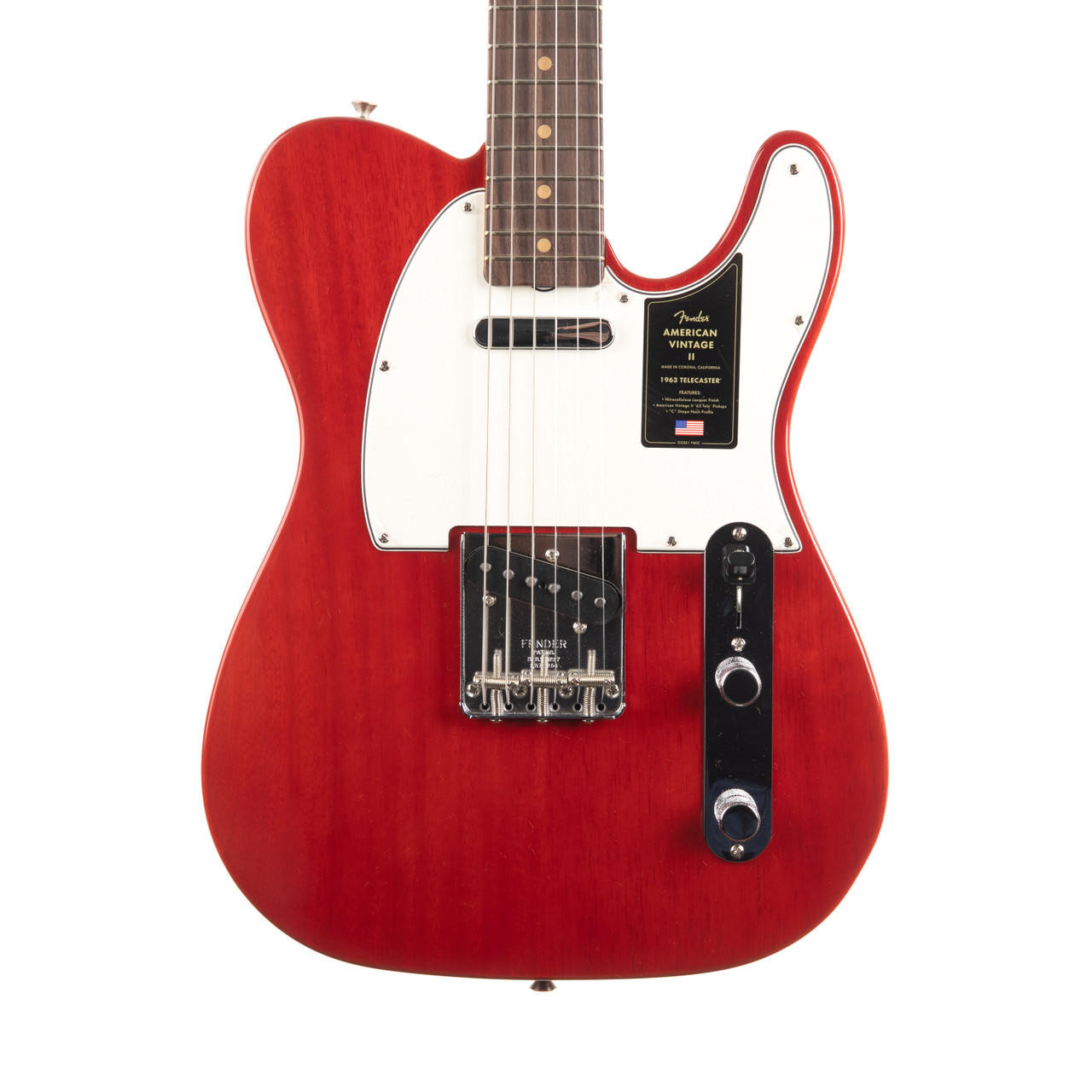 Fender American Vintage II 1963 Telecaster Rosewood - Red