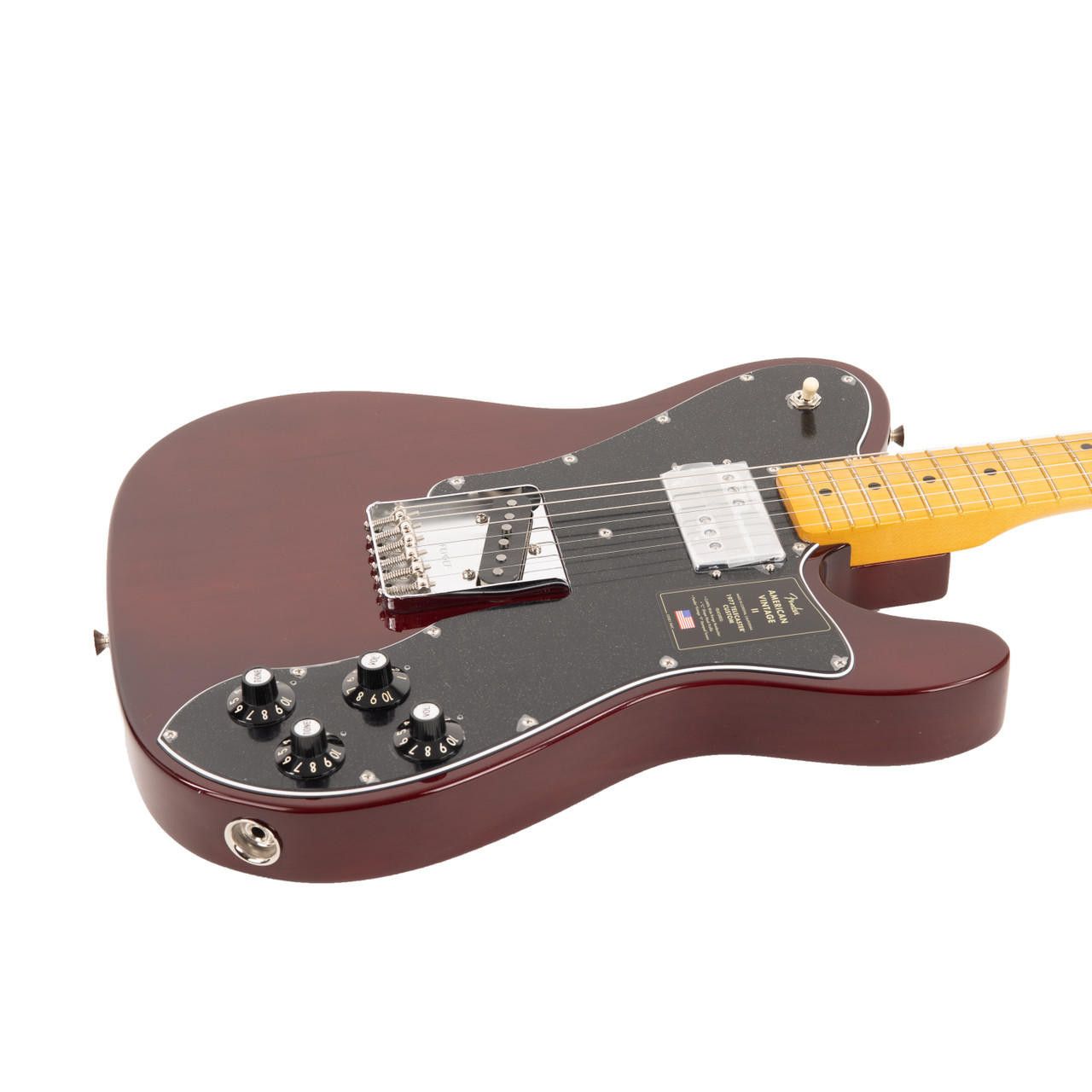 Fender American Vintage II 1977 Telecaster Custom Maple - Wine Red