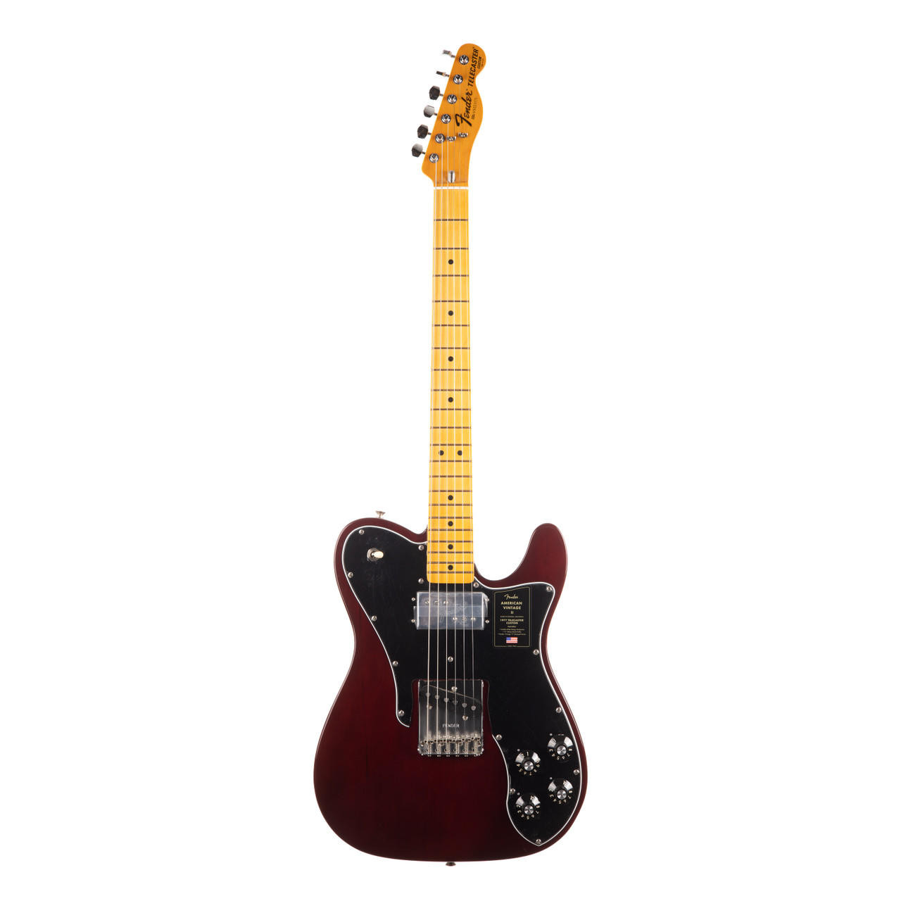 Fender American Vintage II 1977 Telecaster Custom Maple - Wine Red